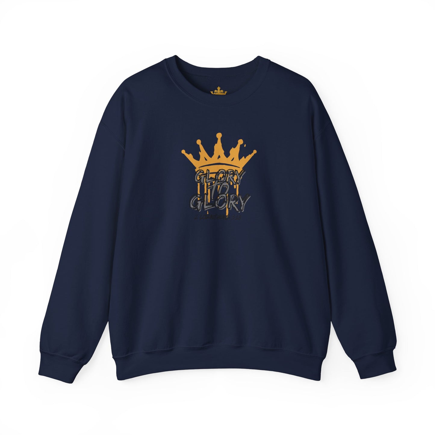 "Glory to Glory" Women's Sweatshirt- 2 Corinthians 3:18