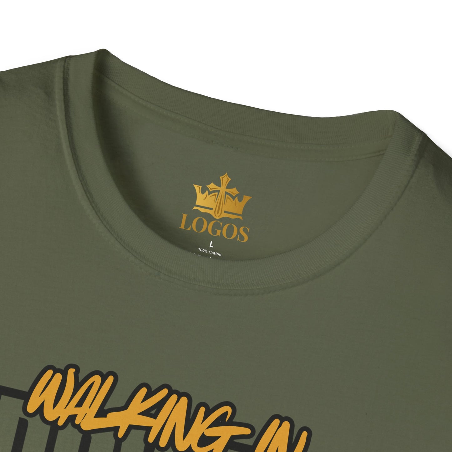 "Walking In Power" Men's T-Shirt-Acts 1:8 & Acts 10:38