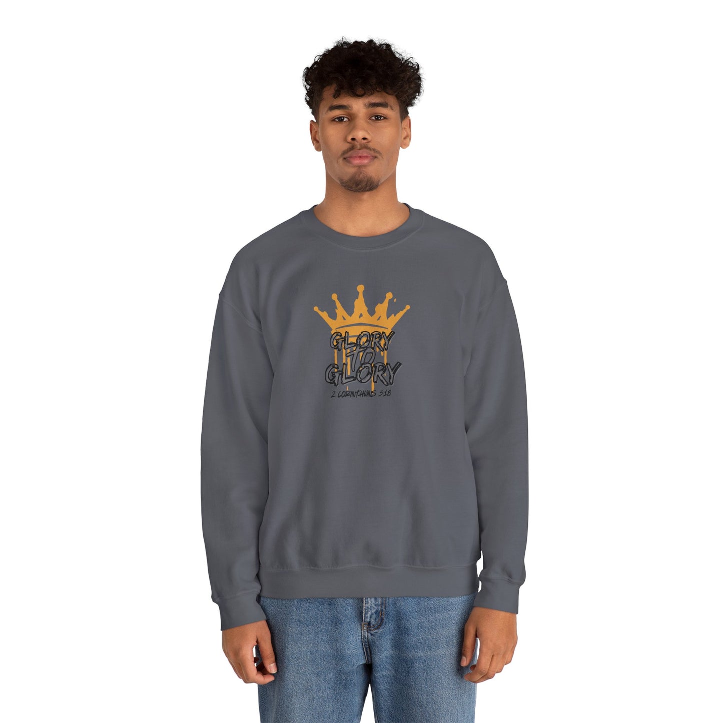 Glory To Glory Inspirational Apparel with 2 Corinthians 3:18