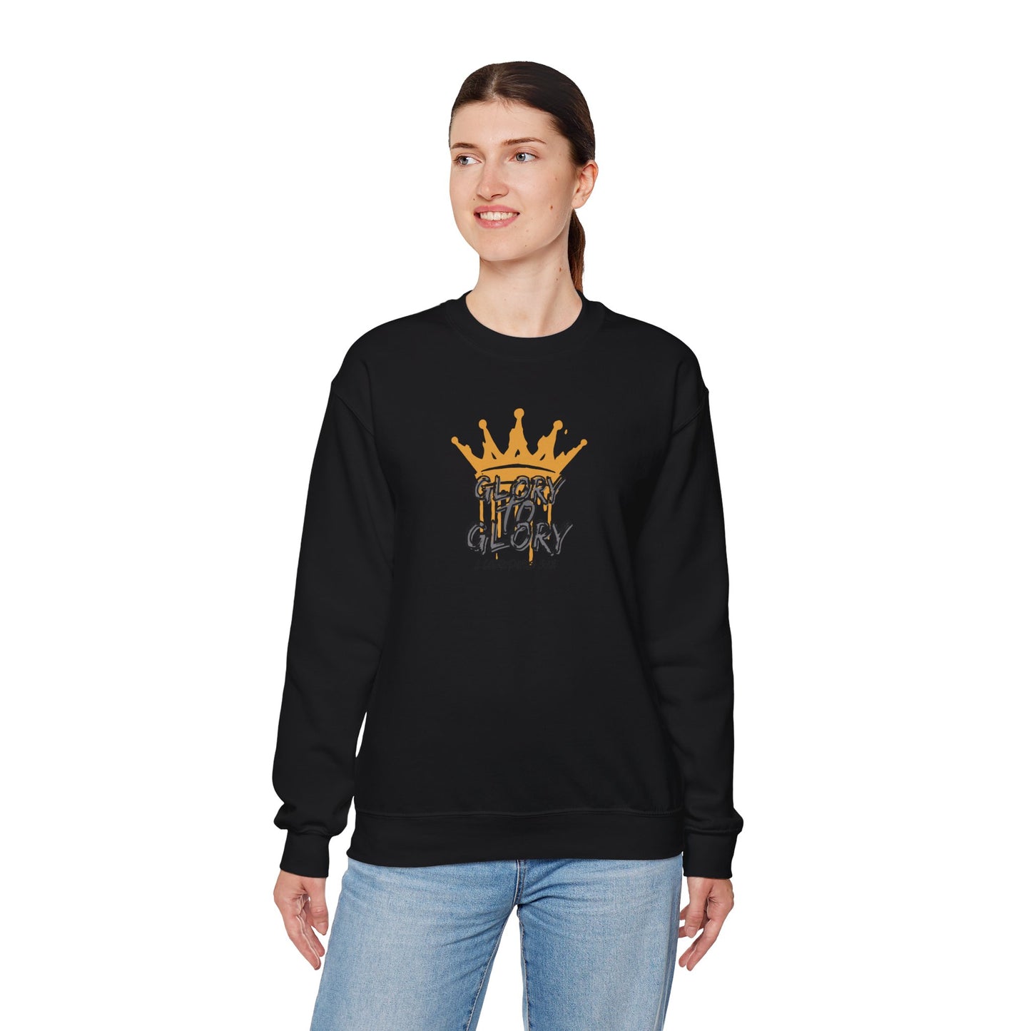 "Glory to Glory" Women's Sweatshirt- 2 Corinthians 3:18