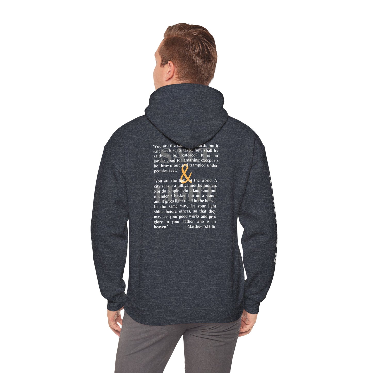Salt And Light Hoodie-Dark Fabric Design