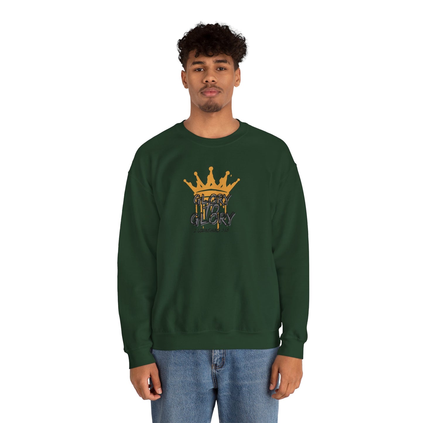 Glory To Glory Inspirational Apparel with 2 Corinthians 3:18