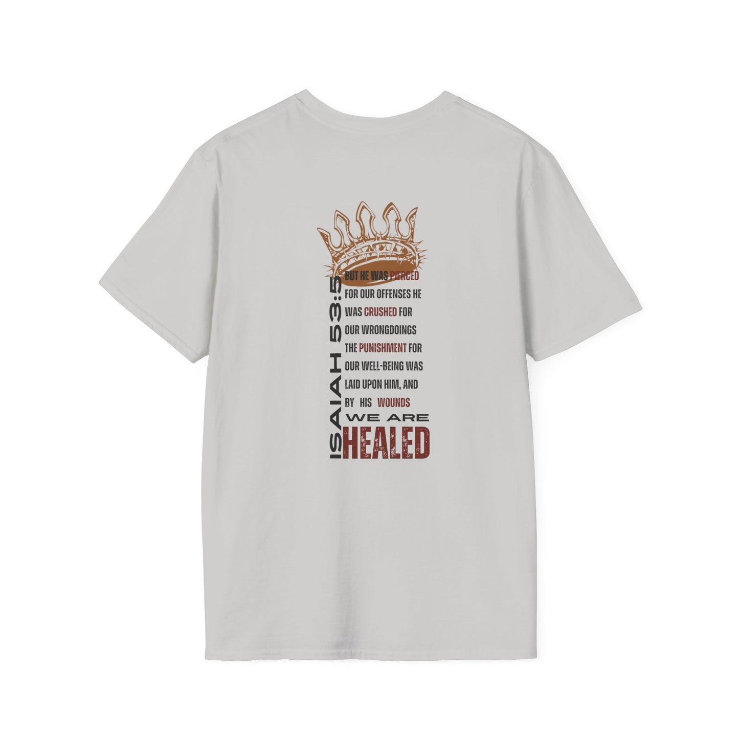 Christ Our Healer - Isaiah 53:5 Men's Apparel