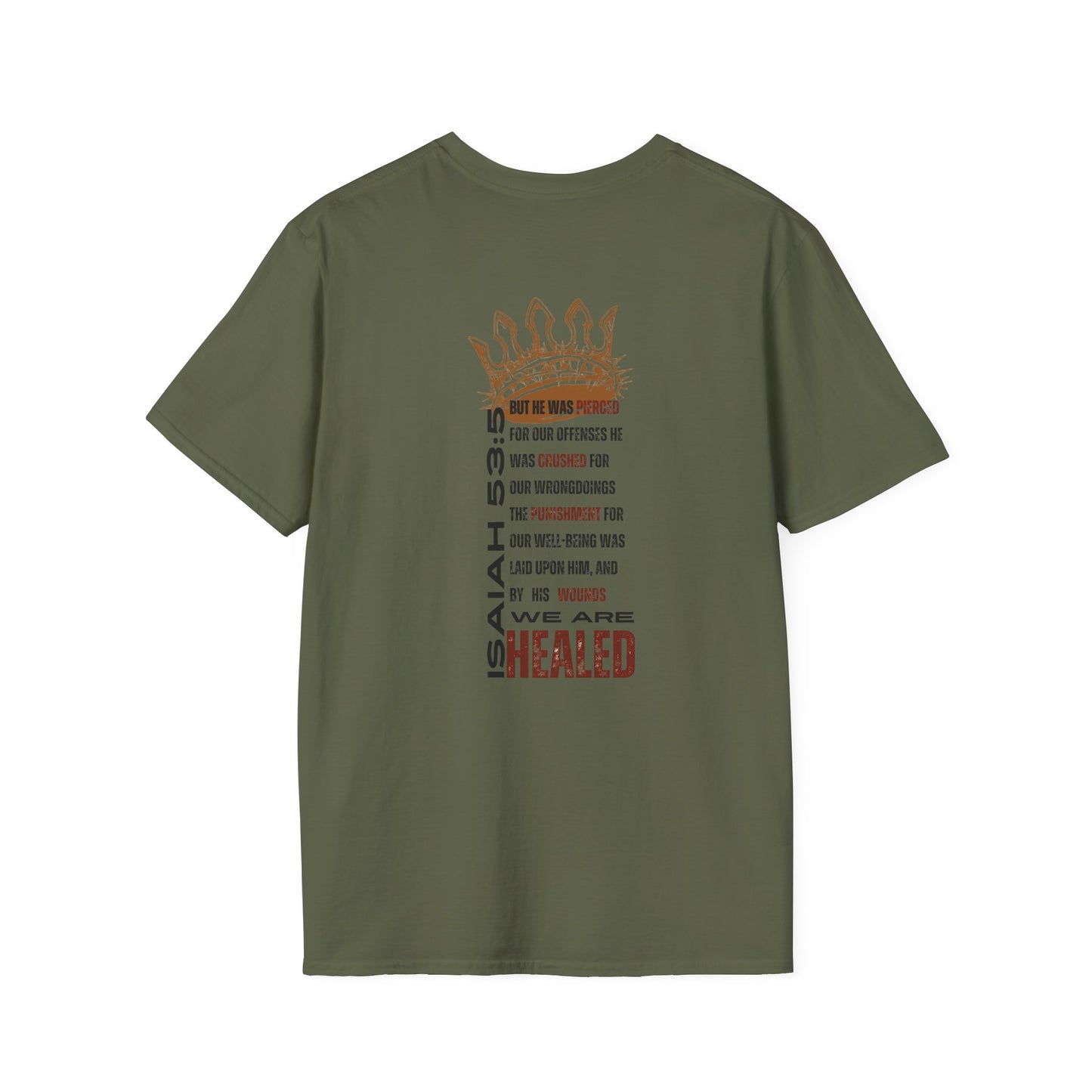 Christ Our Healer - Isaiah 53:5 Men's Apparel