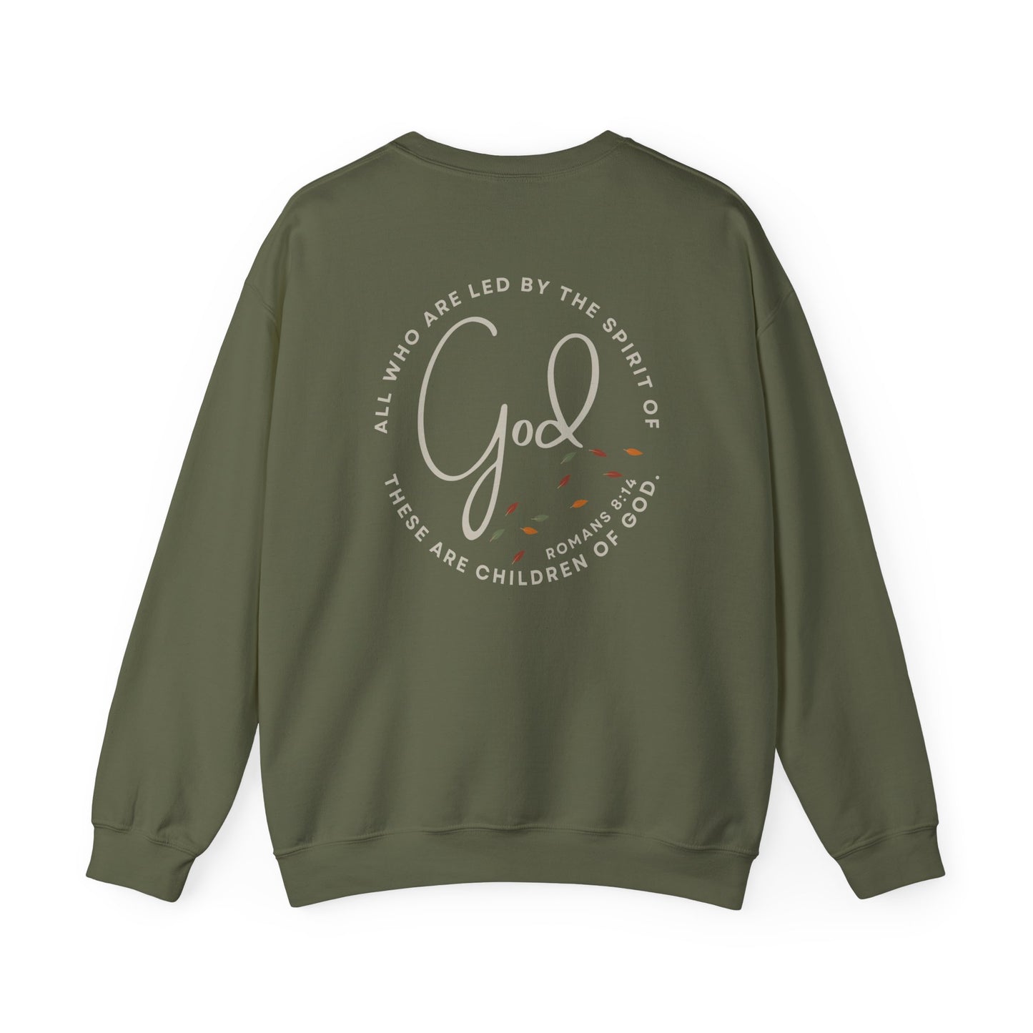 "Spirit Lead Me" (Dark Fabric Design) Women's Sweatshirt