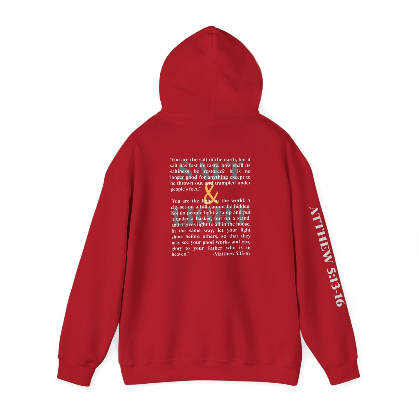 Salt And Light Hoodie-Dark Fabric Design