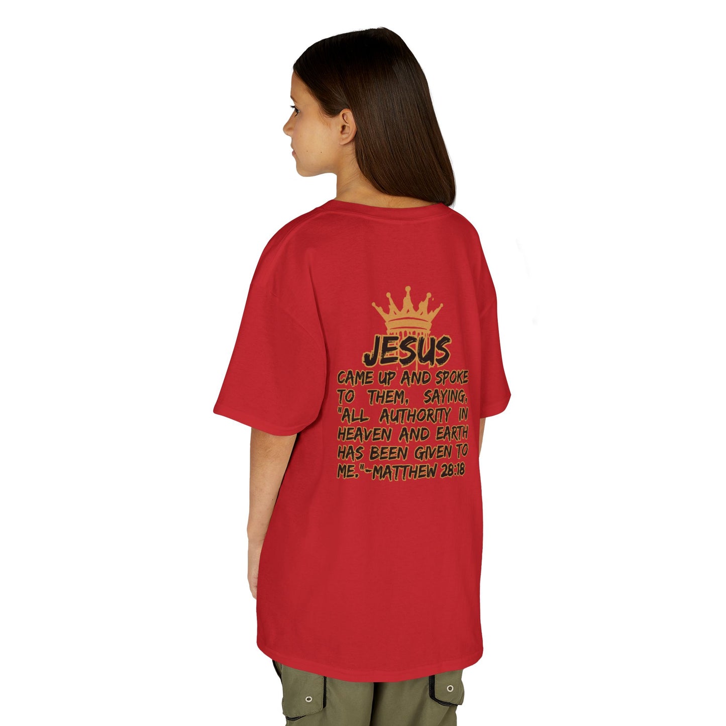Christ Our KIng - Christian Junior Kids T-Shirt by Logos Co.