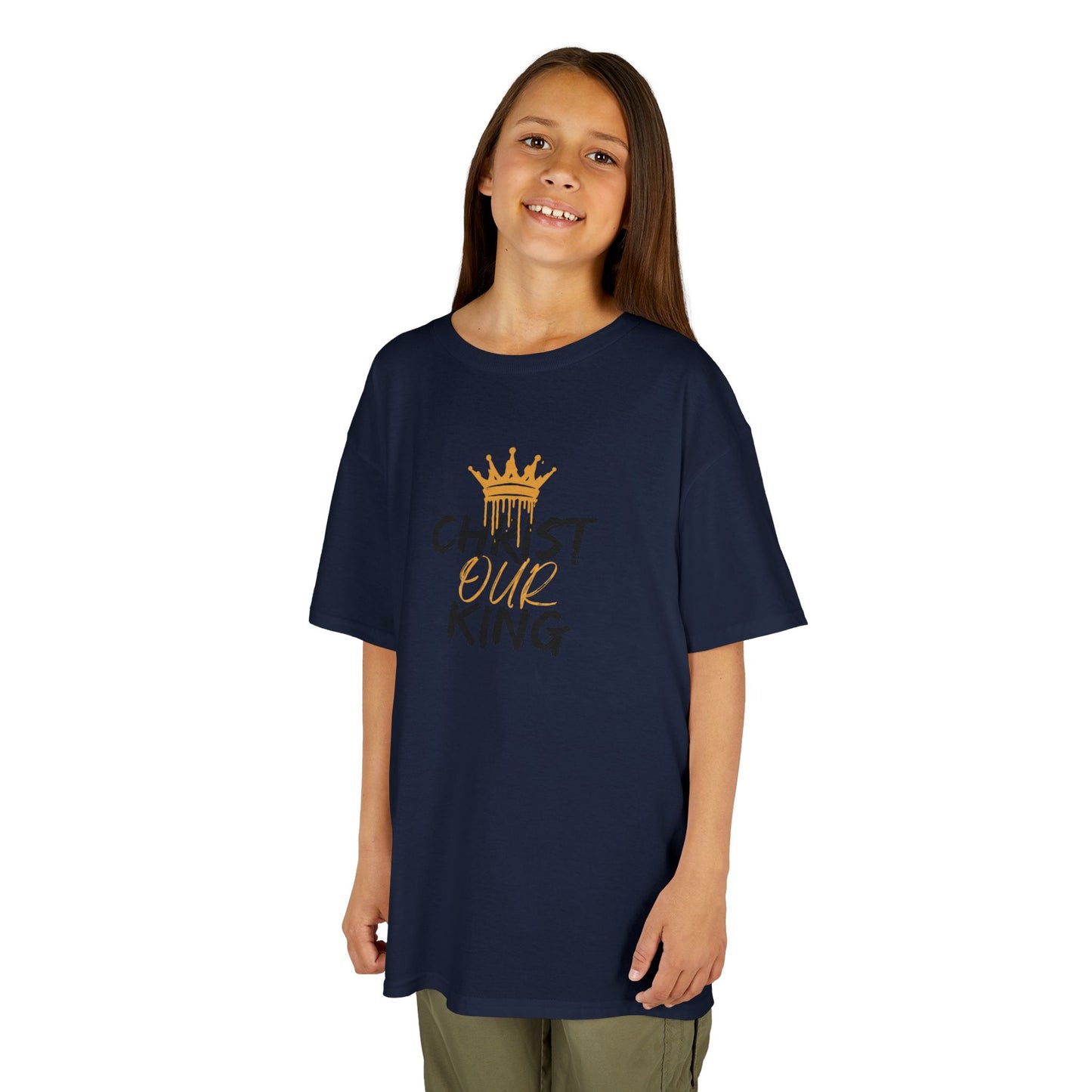 Christ Our KIng - Christian Junior Kids T-Shirt by Logos Co.