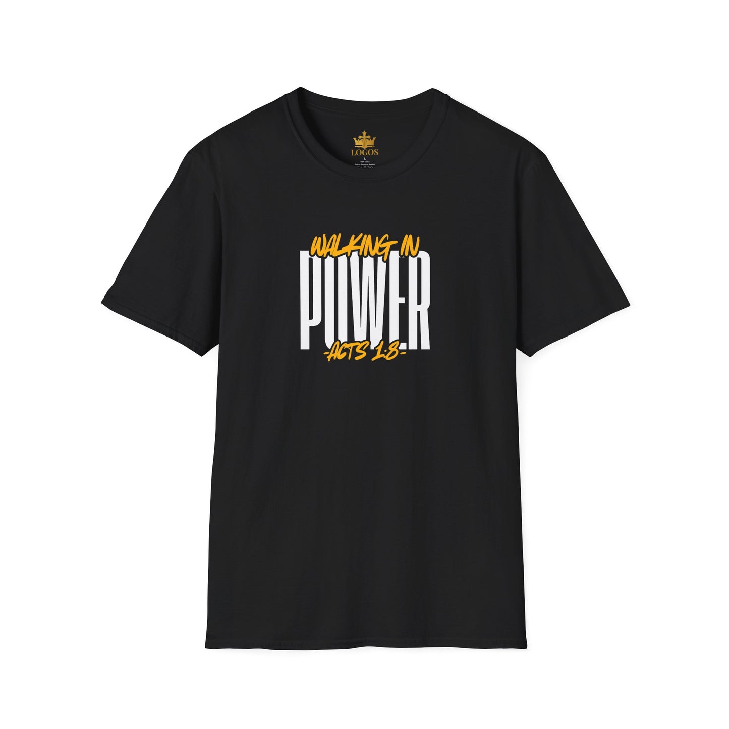 "Walking In Power" Men's T-Shirt-Acts 1:8 & Acts 10:38