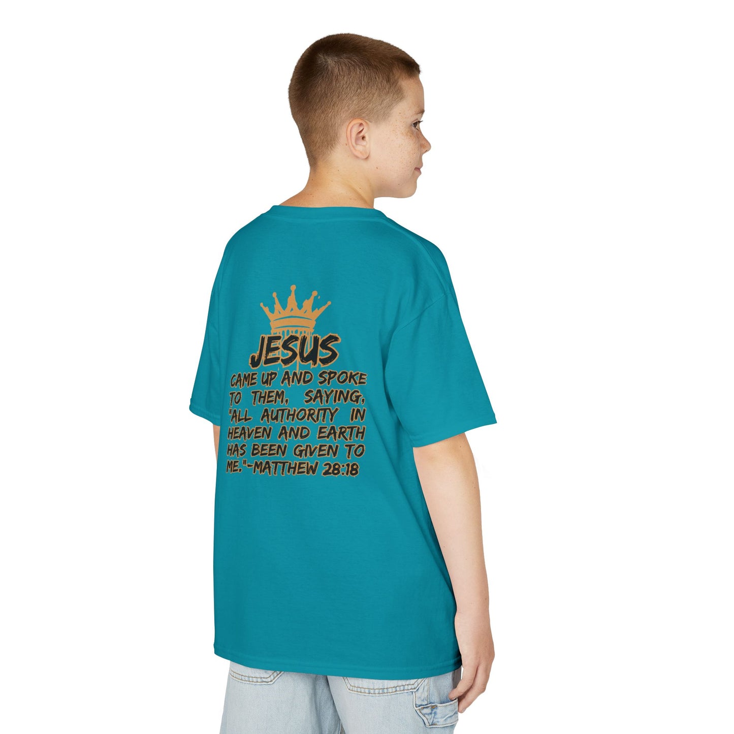 Christ Our KIng - Christian Junior Kids T-Shirt by Logos Co.