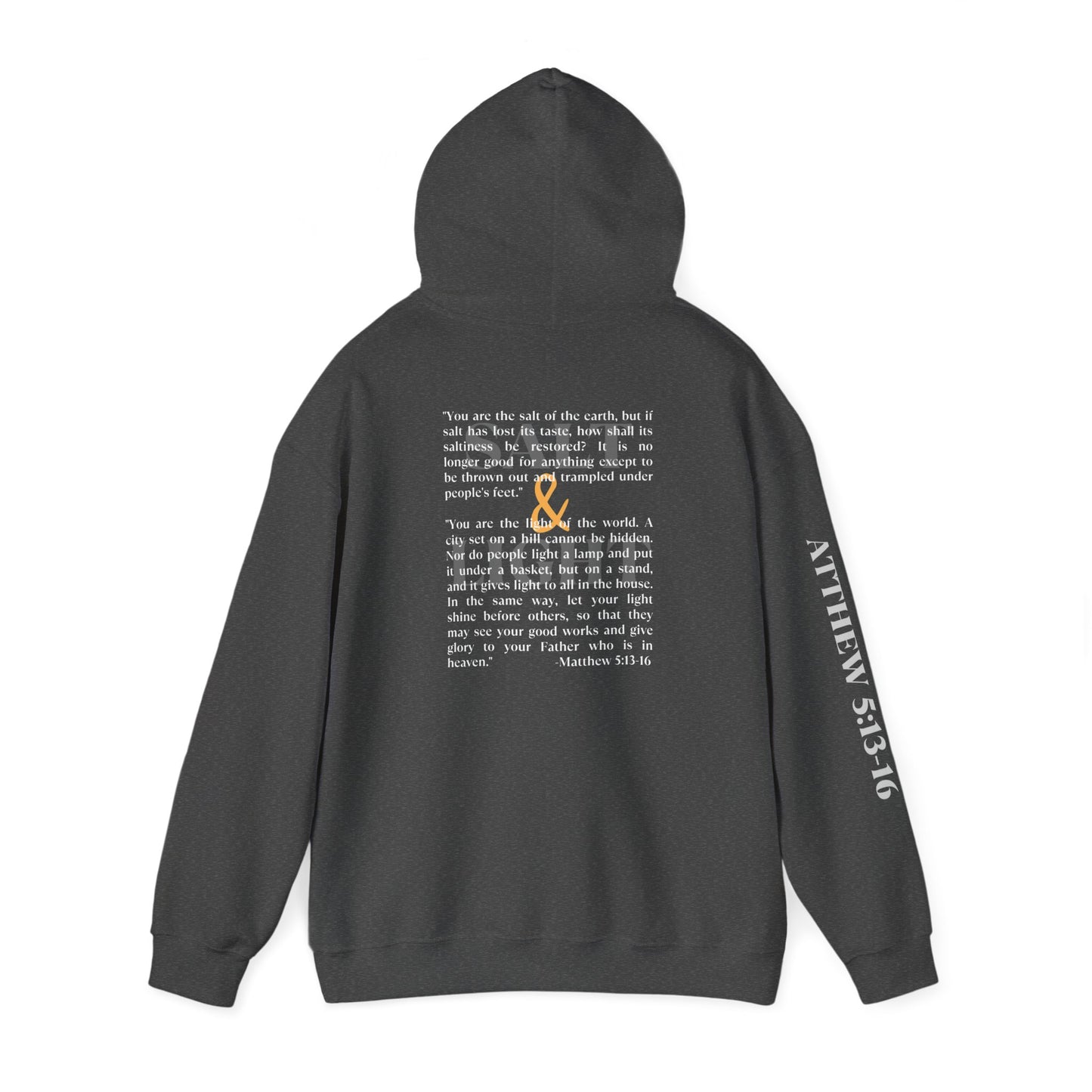 Salt And Light Hoodie-Dark Fabric Design