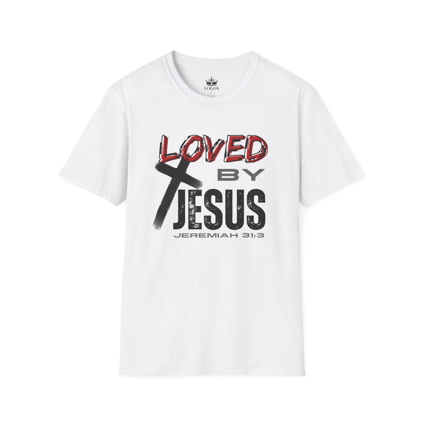 Loved By Jesus Christian Graphic T-Shirt