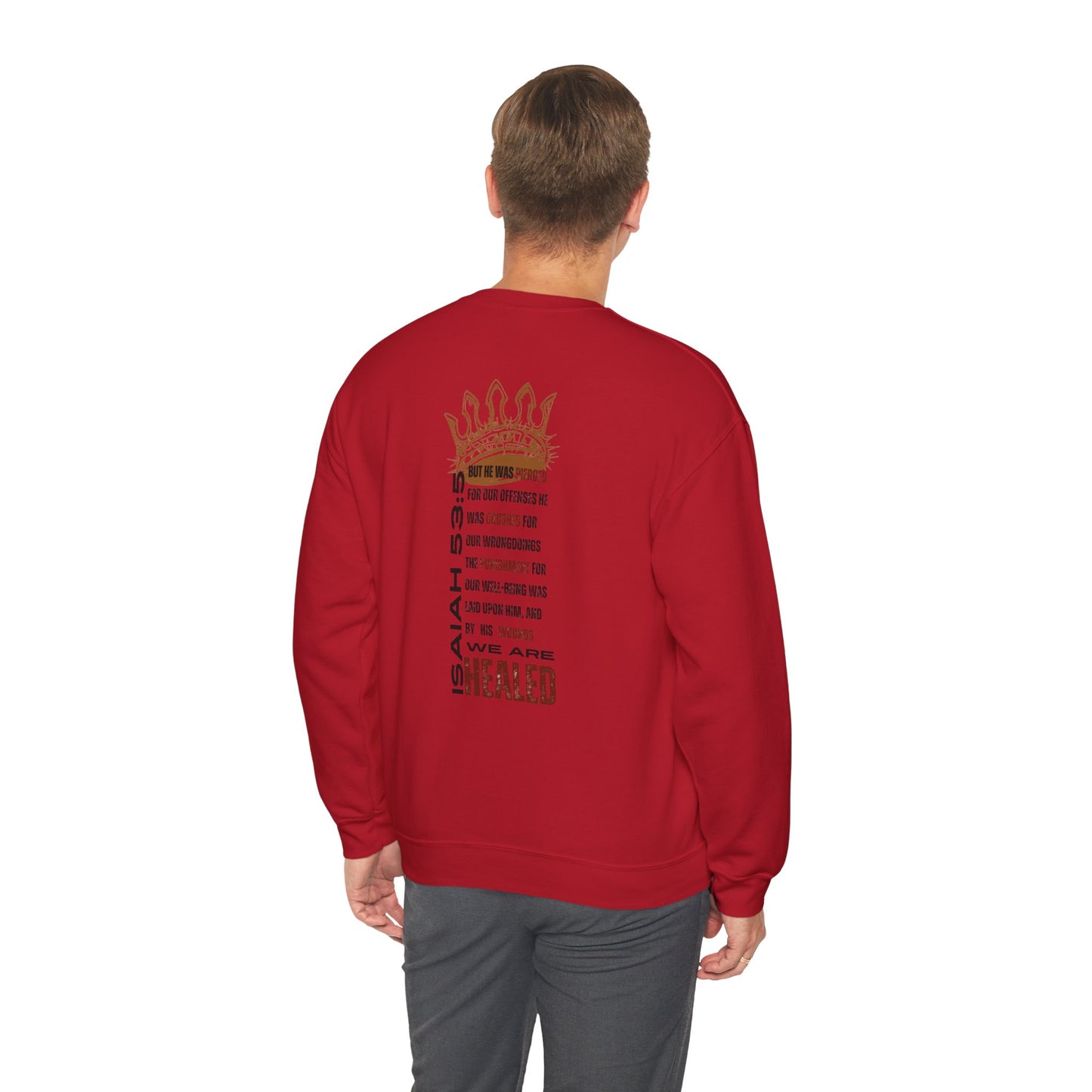 "Christ Our Healer" Men's Sweatshirt