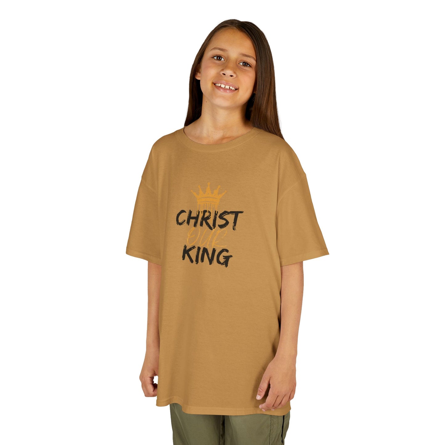 Christ Our KIng - Christian Junior Kids T-Shirt by Logos Co.