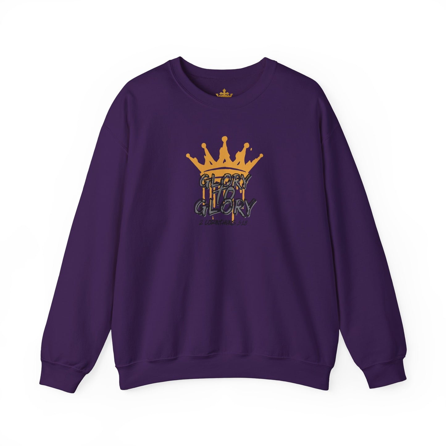 "Glory to Glory" Women's Sweatshirt- 2 Corinthians 3:18