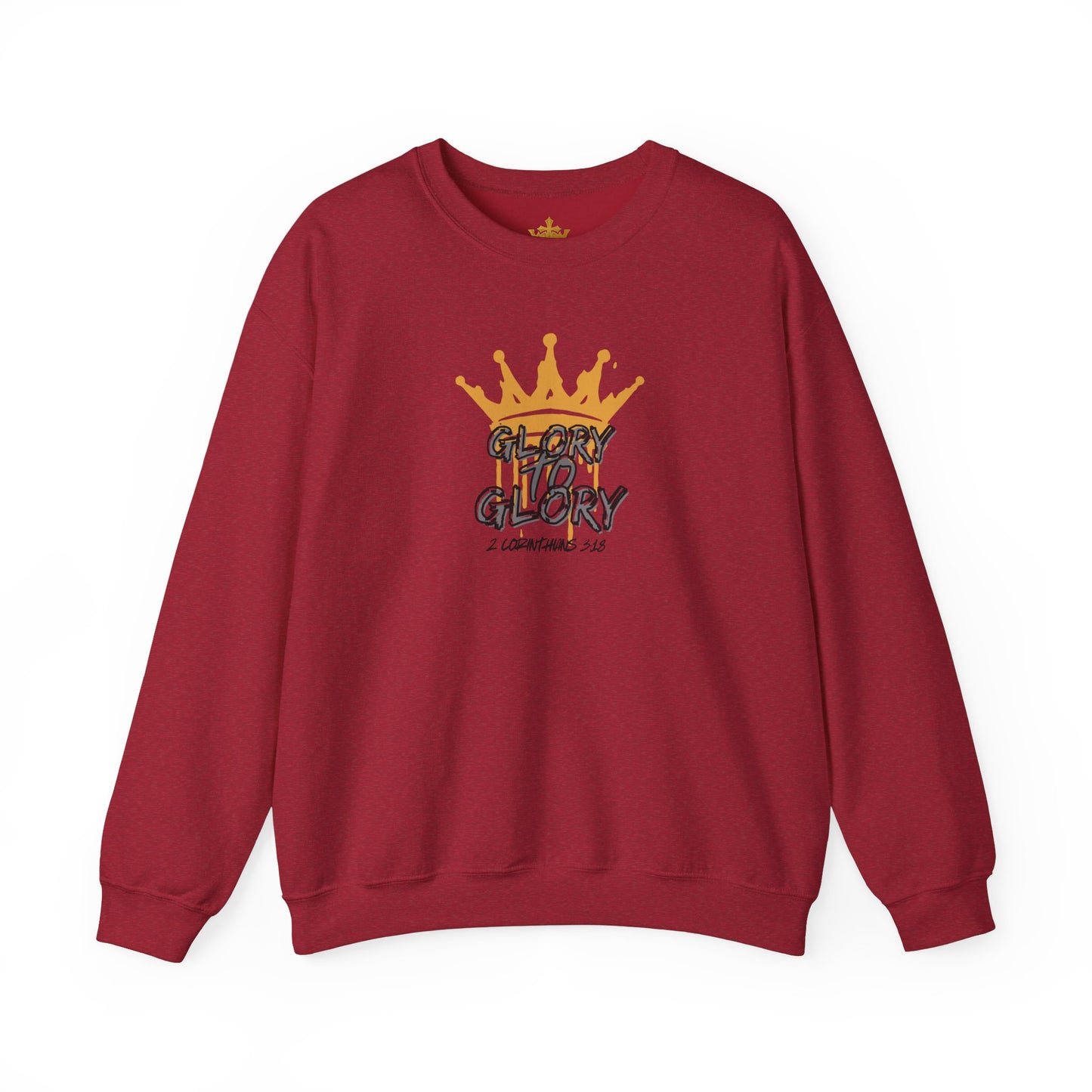 "Glory to Glory" Women's Sweatshirt- 2 Corinthians 3:18