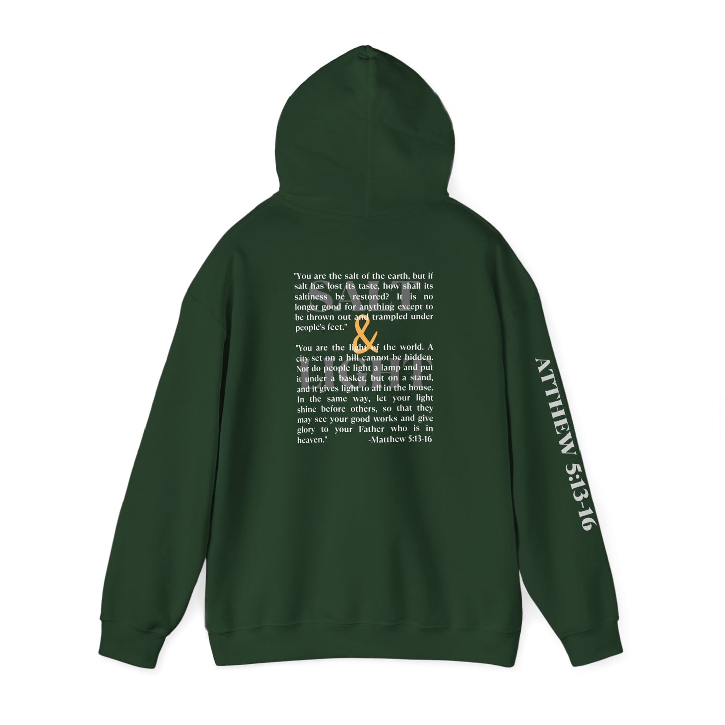 Salt And Light Hoodie-Dark Fabric Design