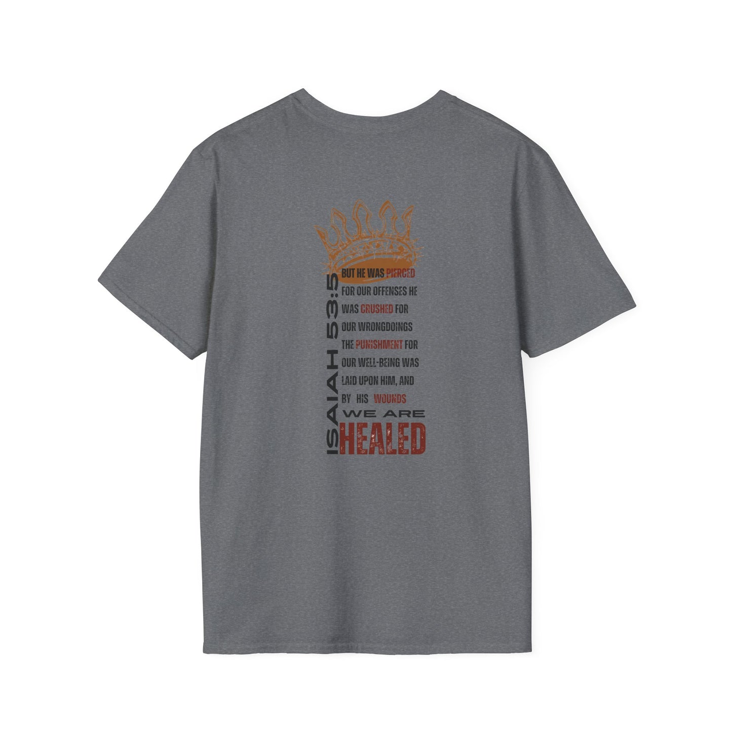 Christ Our Healer - Isaiah 53:5 Men's Apparel