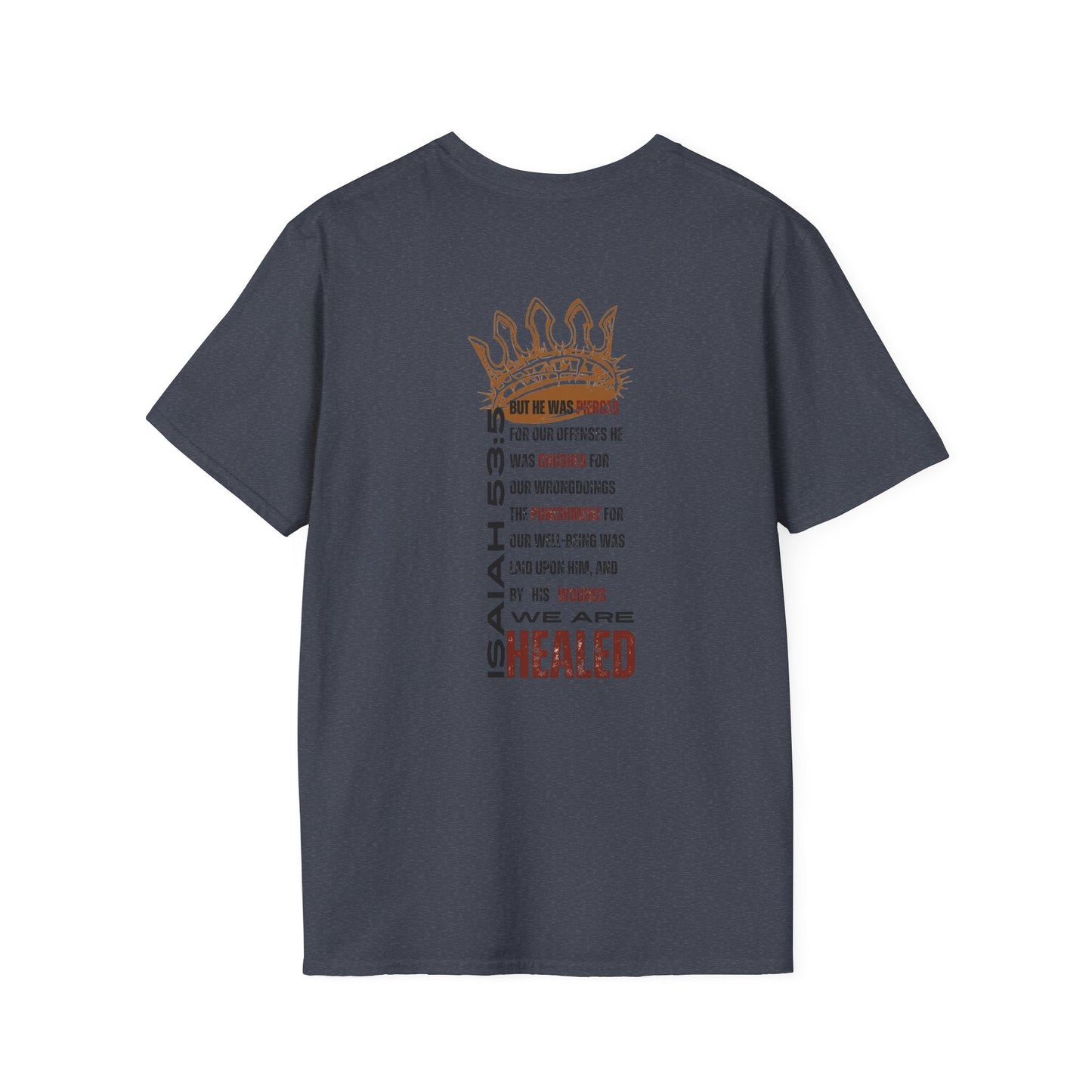 Christ Our Healer - Isaiah 53:5 Men's Apparel