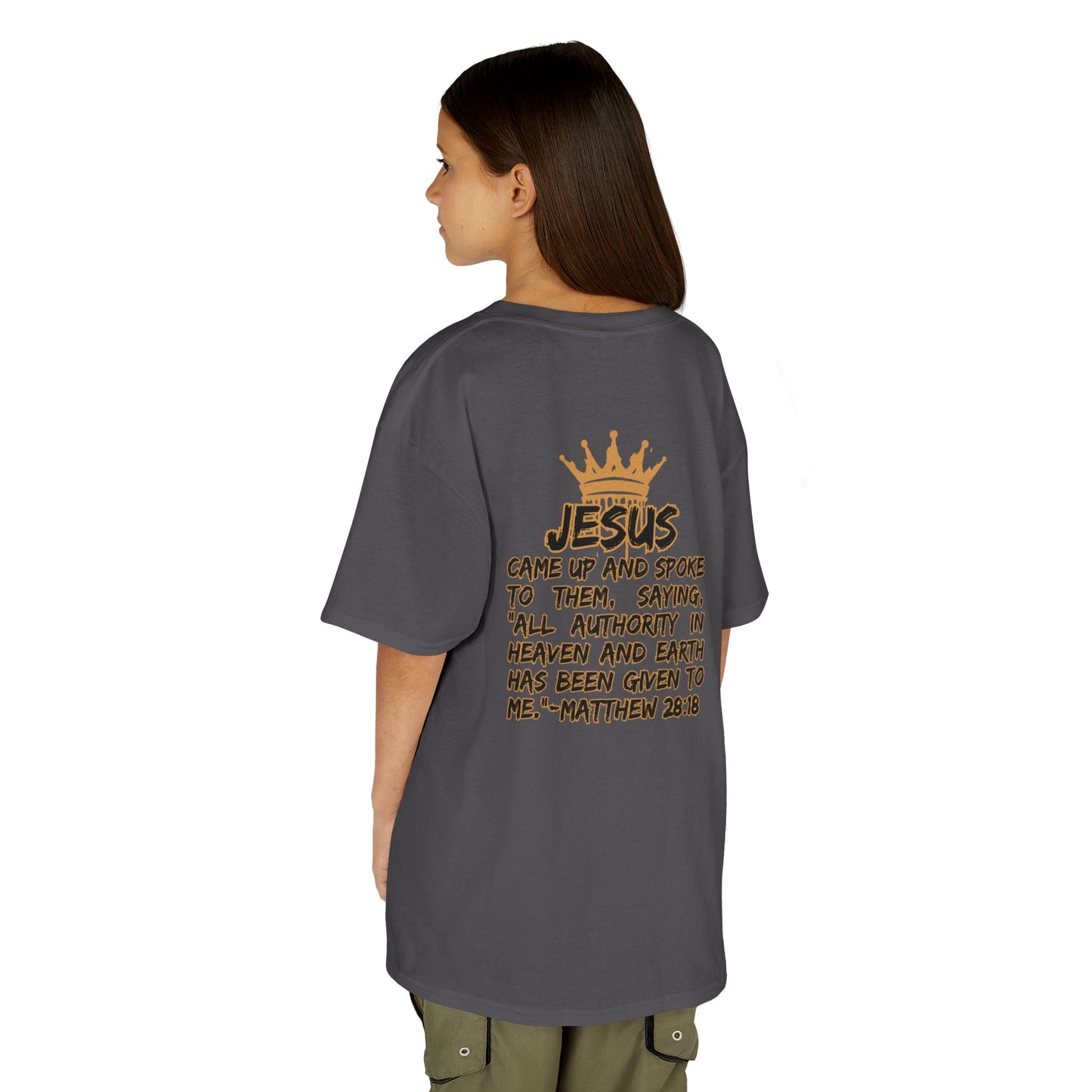 Christ Our KIng - Christian Junior Kids T-Shirt by Logos Co.