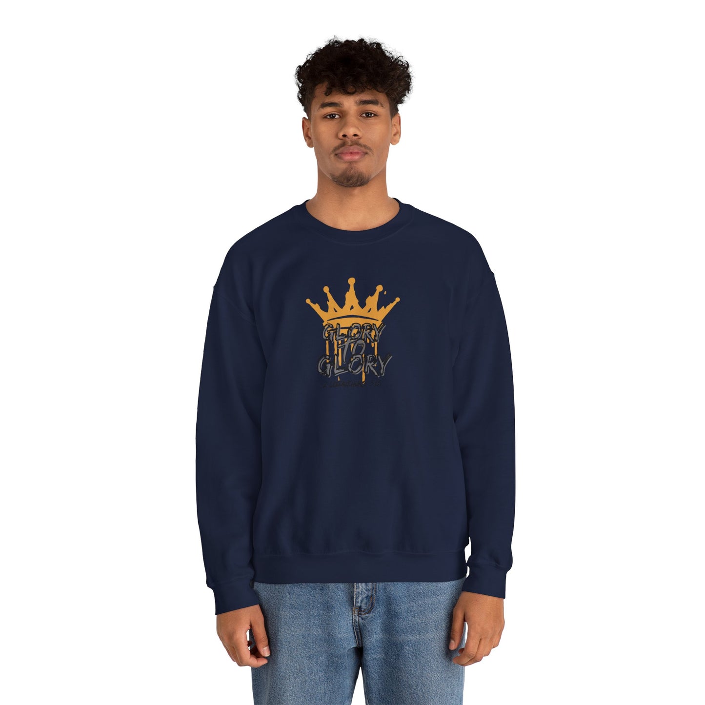 Glory To Glory Inspirational Apparel with 2 Corinthians 3:18