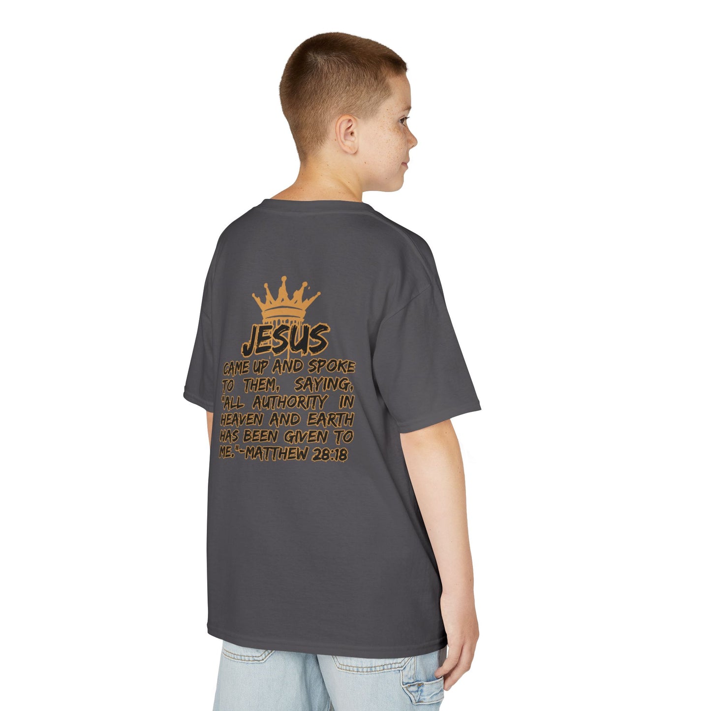 Christ Our KIng - Christian Junior Kids T-Shirt by Logos Co.