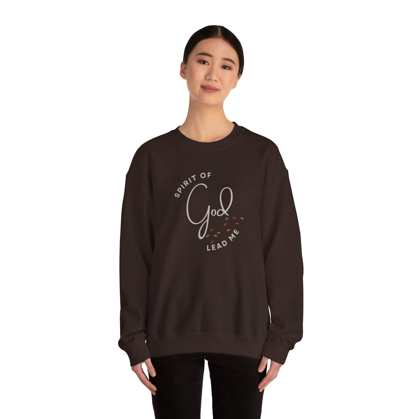 "Spirit Lead Me" (Dark Fabric Design) Women's Sweatshirt