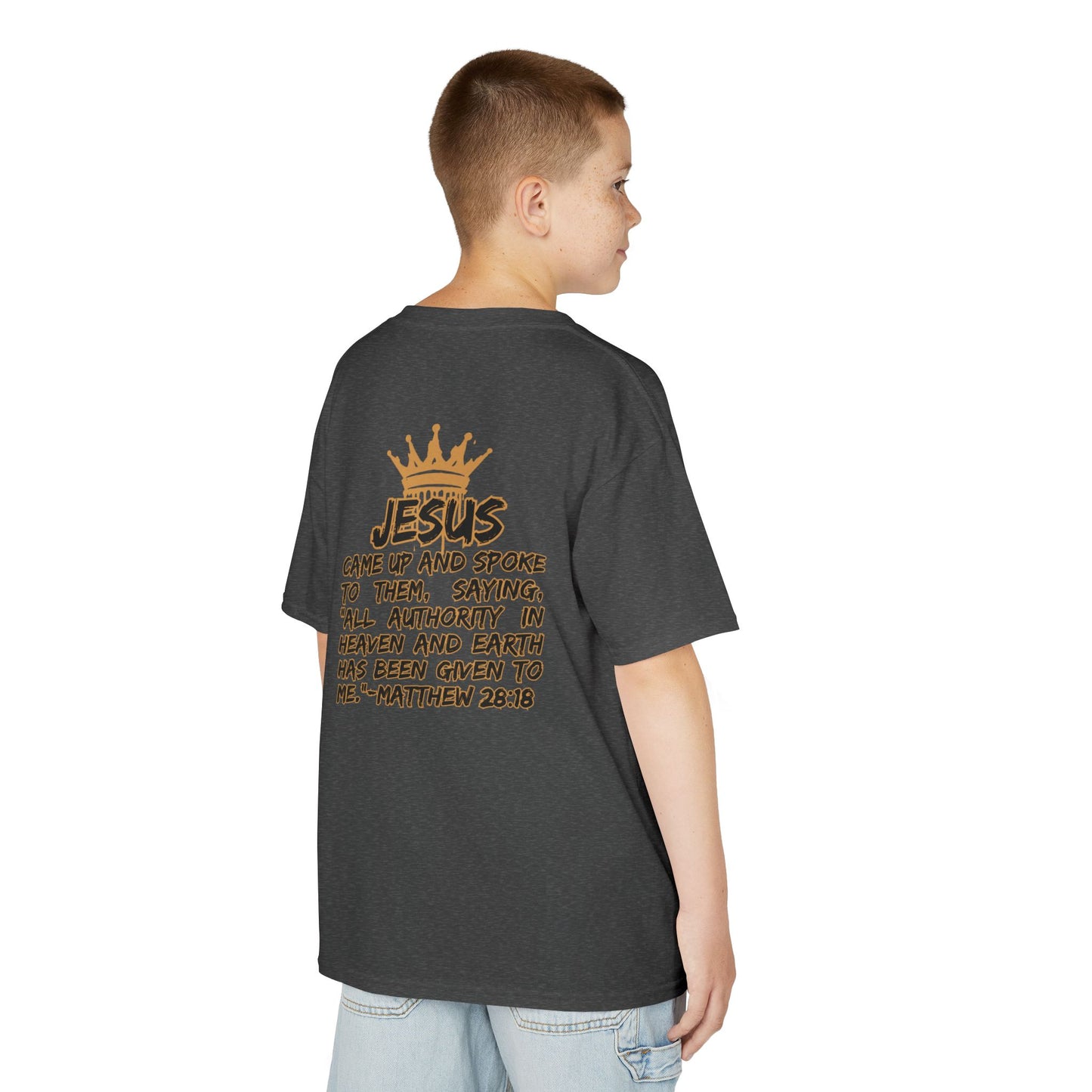 Christ Our KIng - Christian Junior Kids T-Shirt by Logos Co.