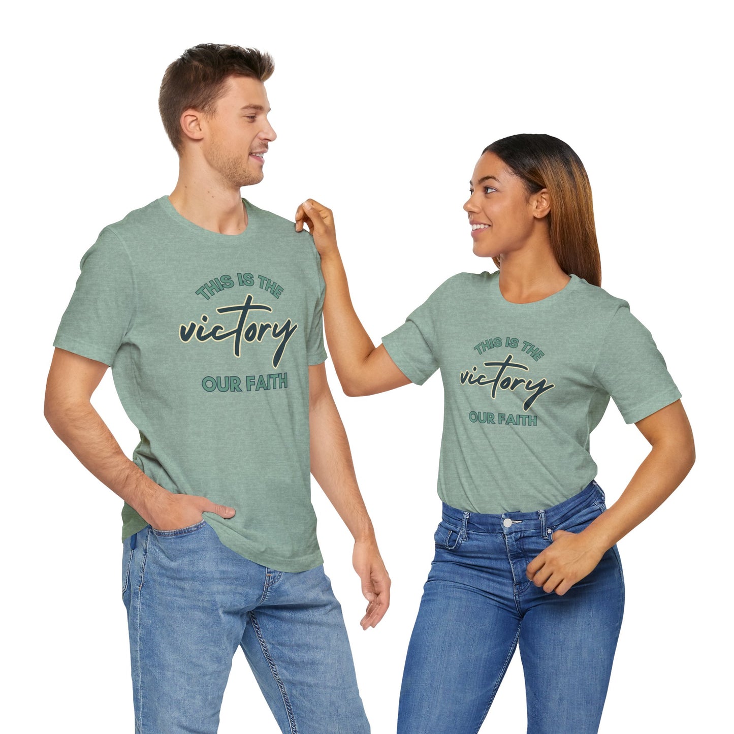 This Is The Victory T-shirt Men And Womens Faith Inspired Tee