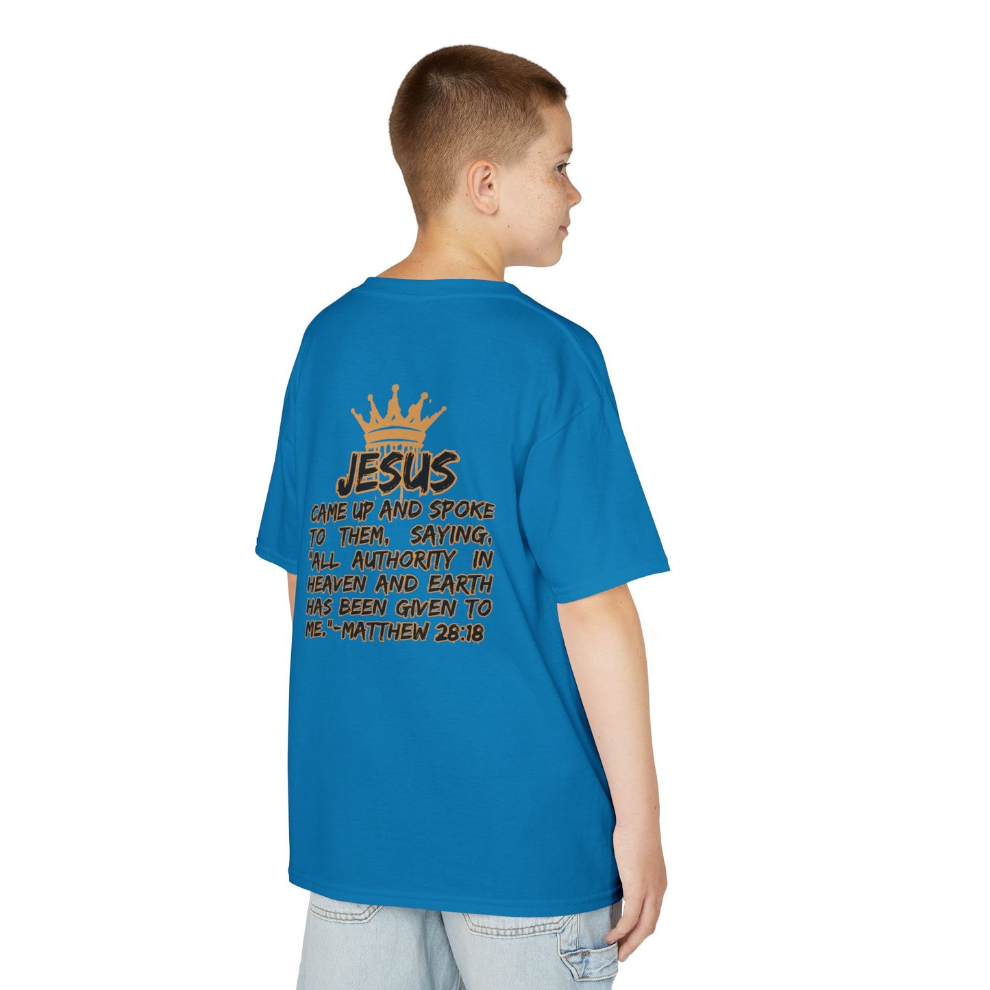 Christ Our KIng - Christian Junior Kids T-Shirt by Logos Co.