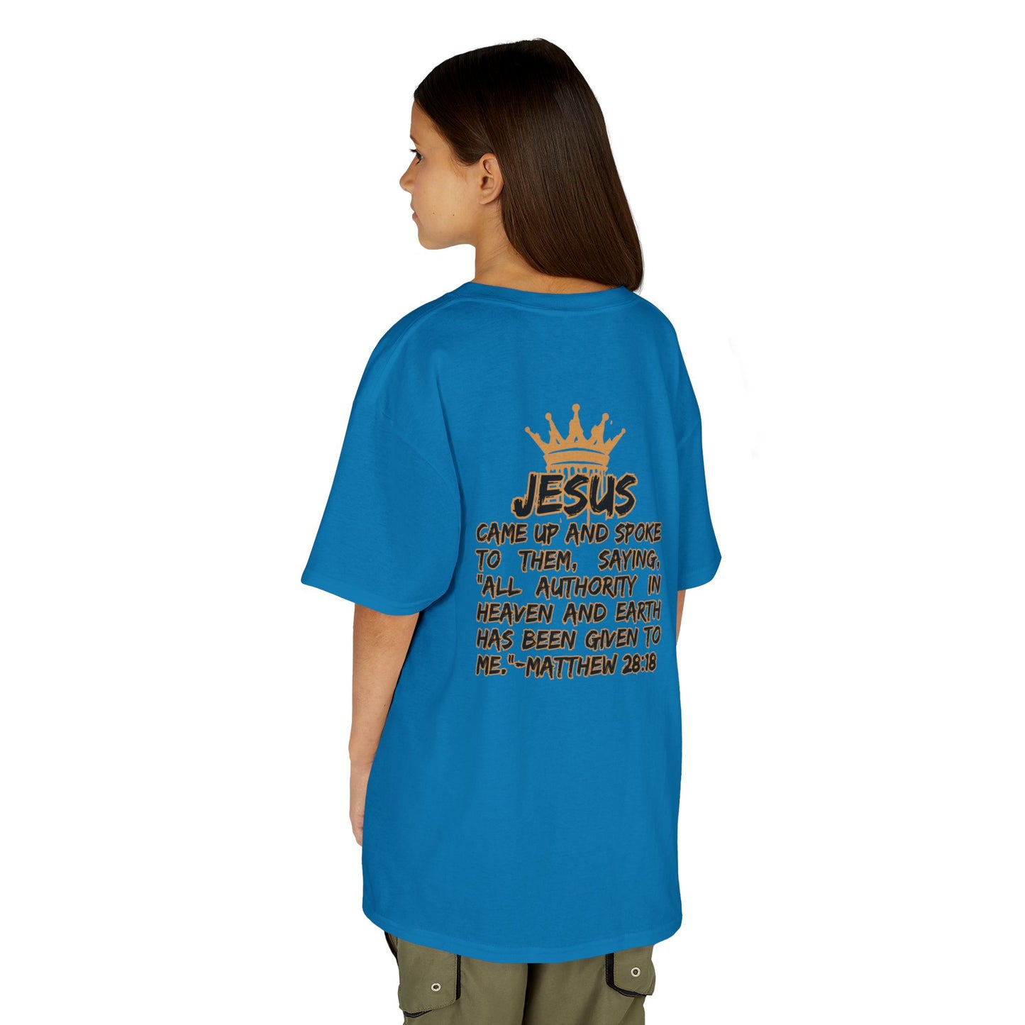 Christ Our KIng - Christian Junior Kids T-Shirt by Logos Co.