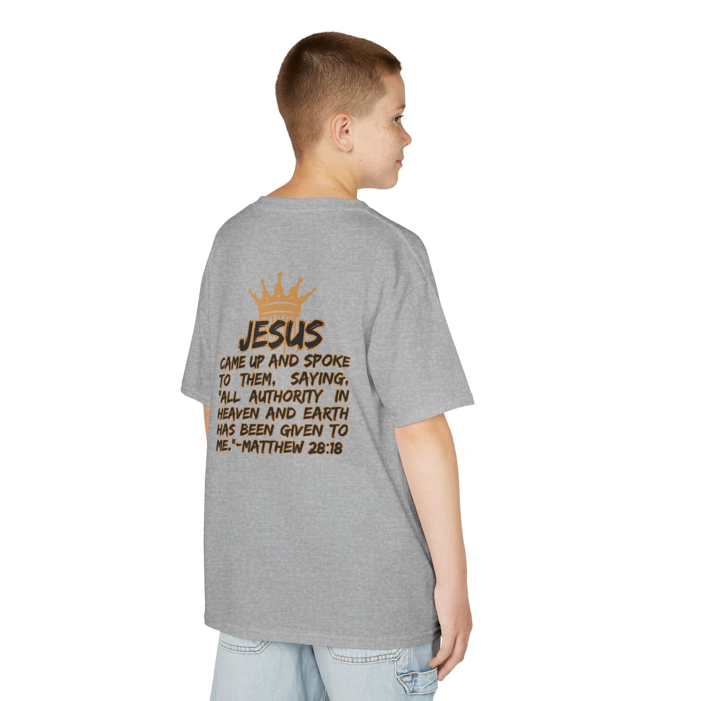 Christ Our KIng - Christian Junior Kids T-Shirt by Logos Co.