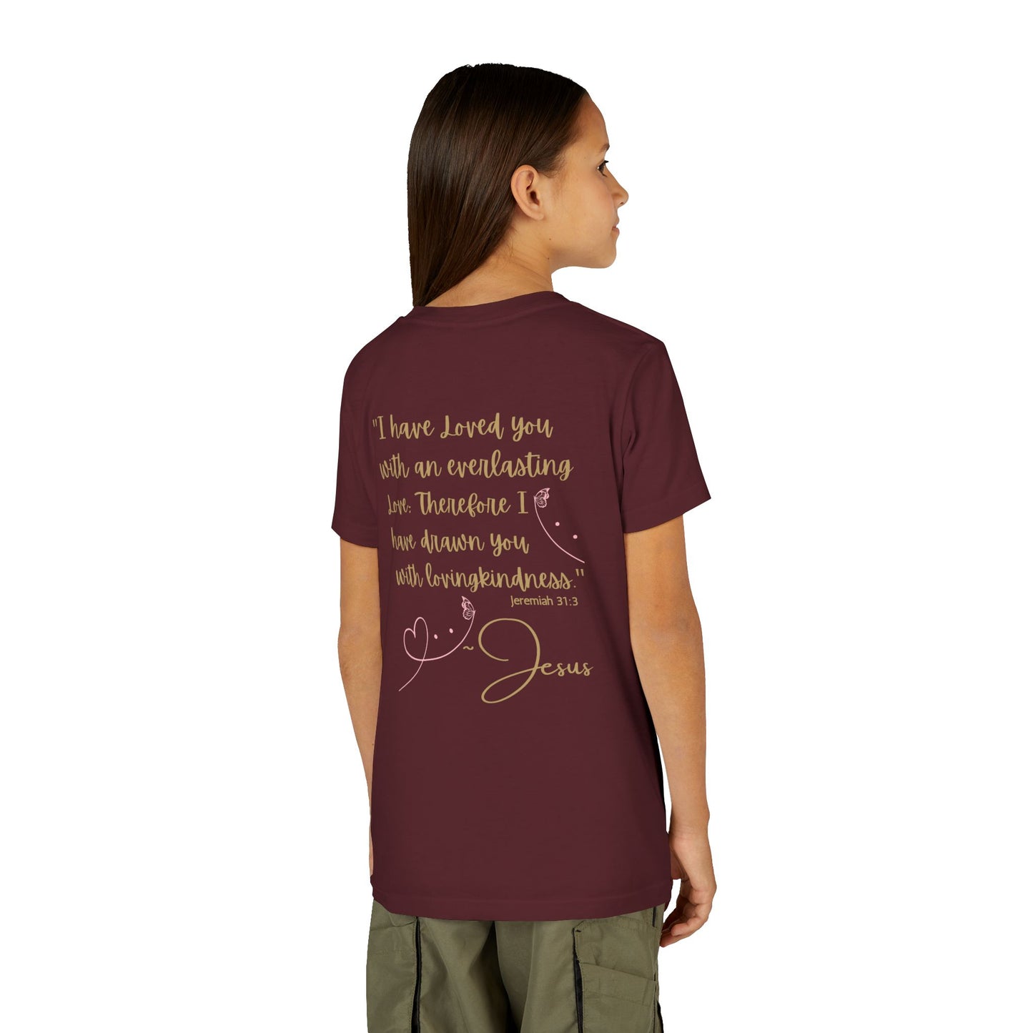 Jesus Loves Me Youth Shirt - Scripture Girls Tee