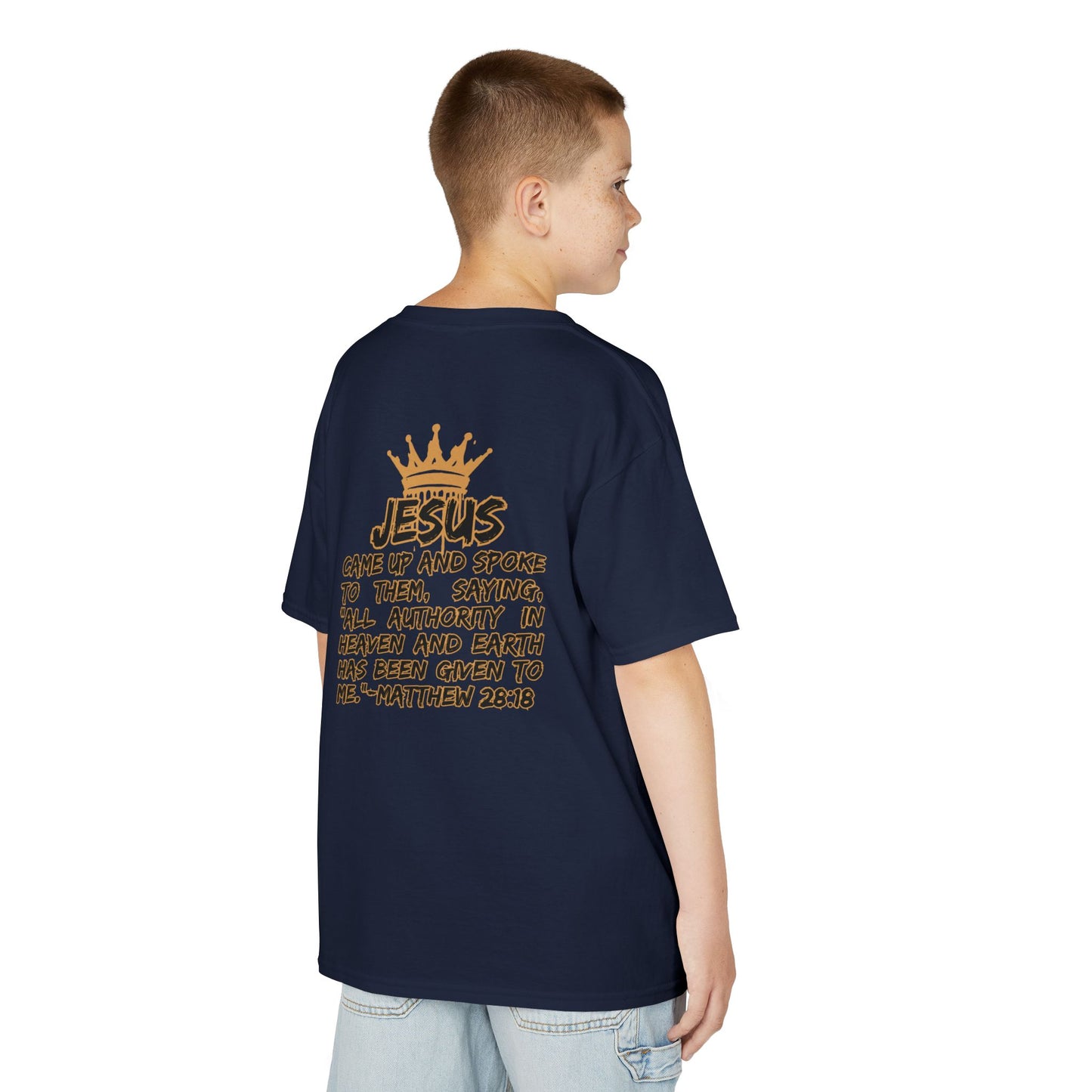 Christ Our KIng - Christian Junior Kids T-Shirt by Logos Co.