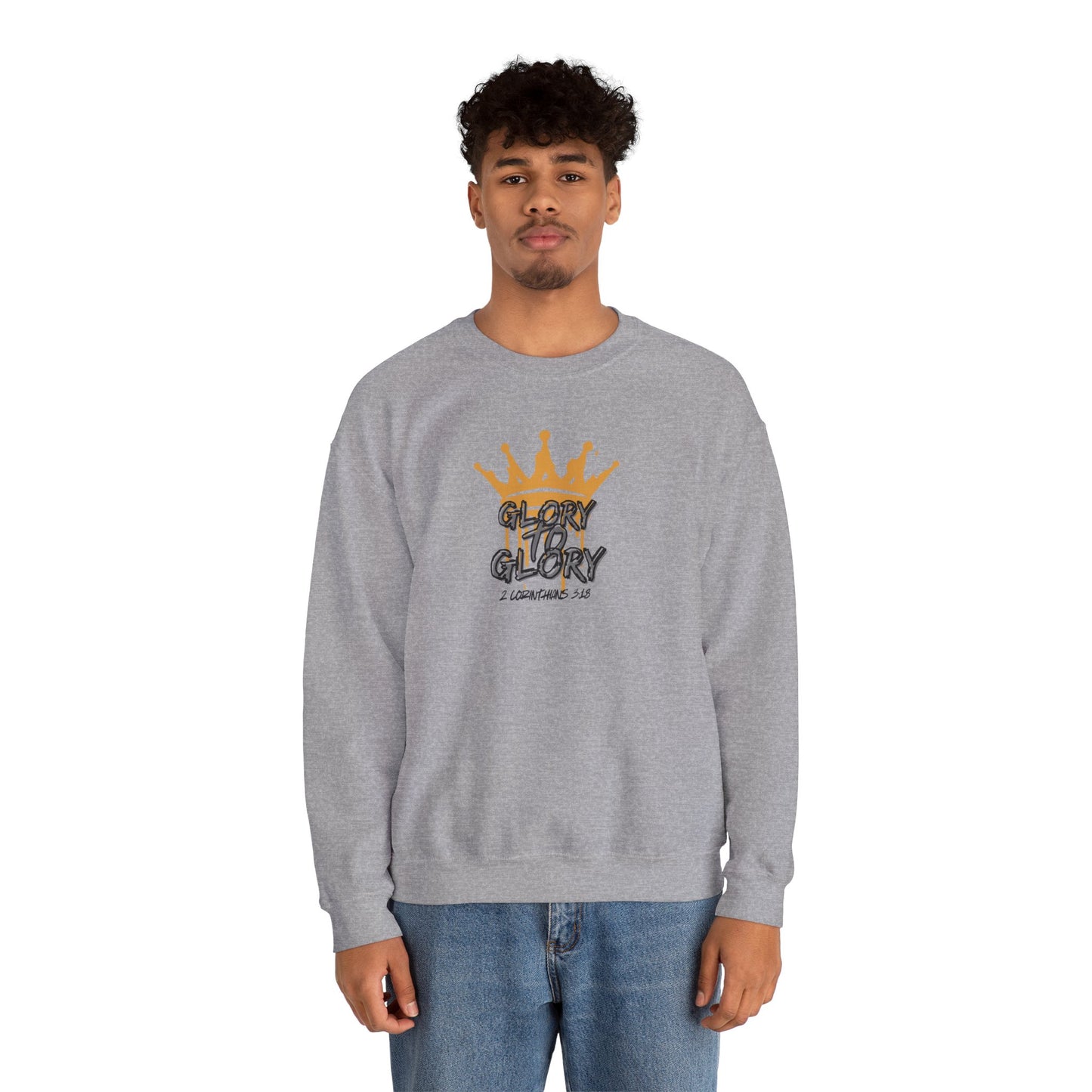 Glory To Glory Inspirational Apparel with 2 Corinthians 3:18