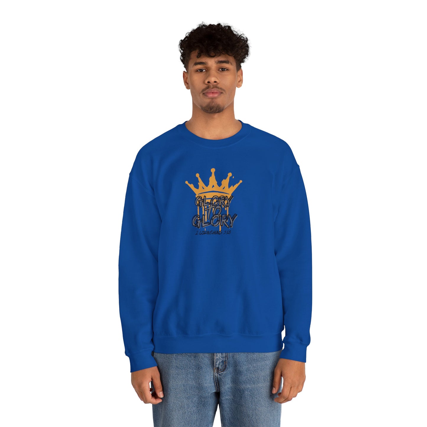 Glory To Glory Inspirational Apparel with 2 Corinthians 3:18