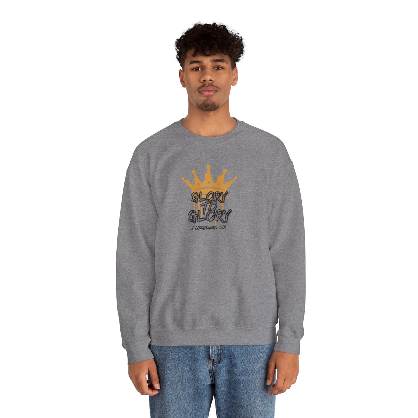Glory To Glory Inspirational Apparel with 2 Corinthians 3:18