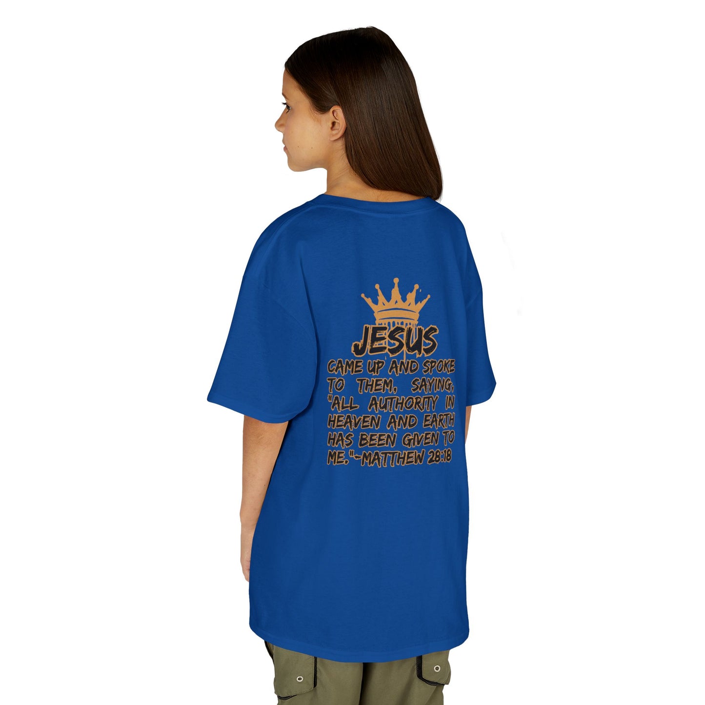 Christ Our KIng - Christian Junior Kids T-Shirt by Logos Co.
