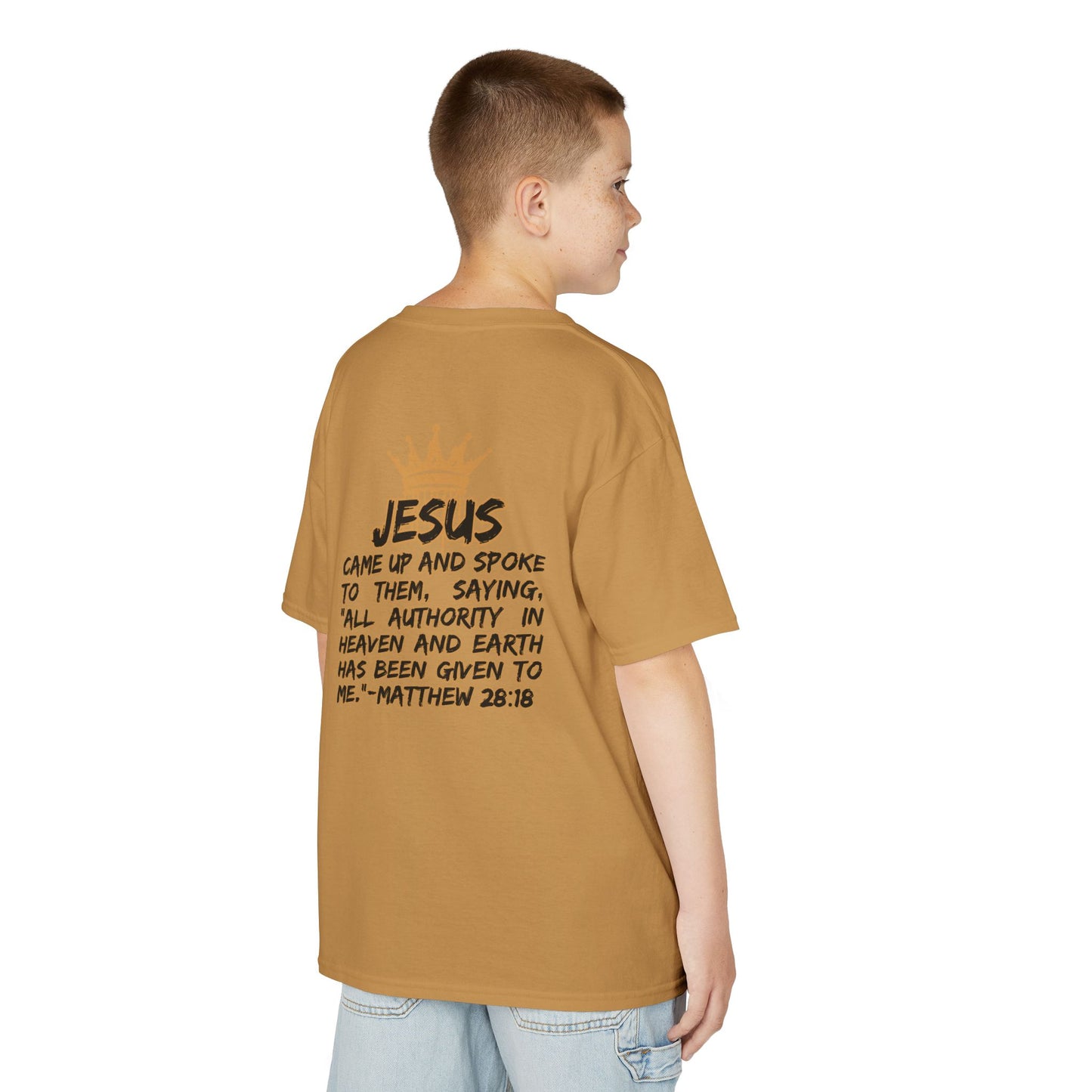 Christ Our KIng - Christian Junior Kids T-Shirt by Logos Co.