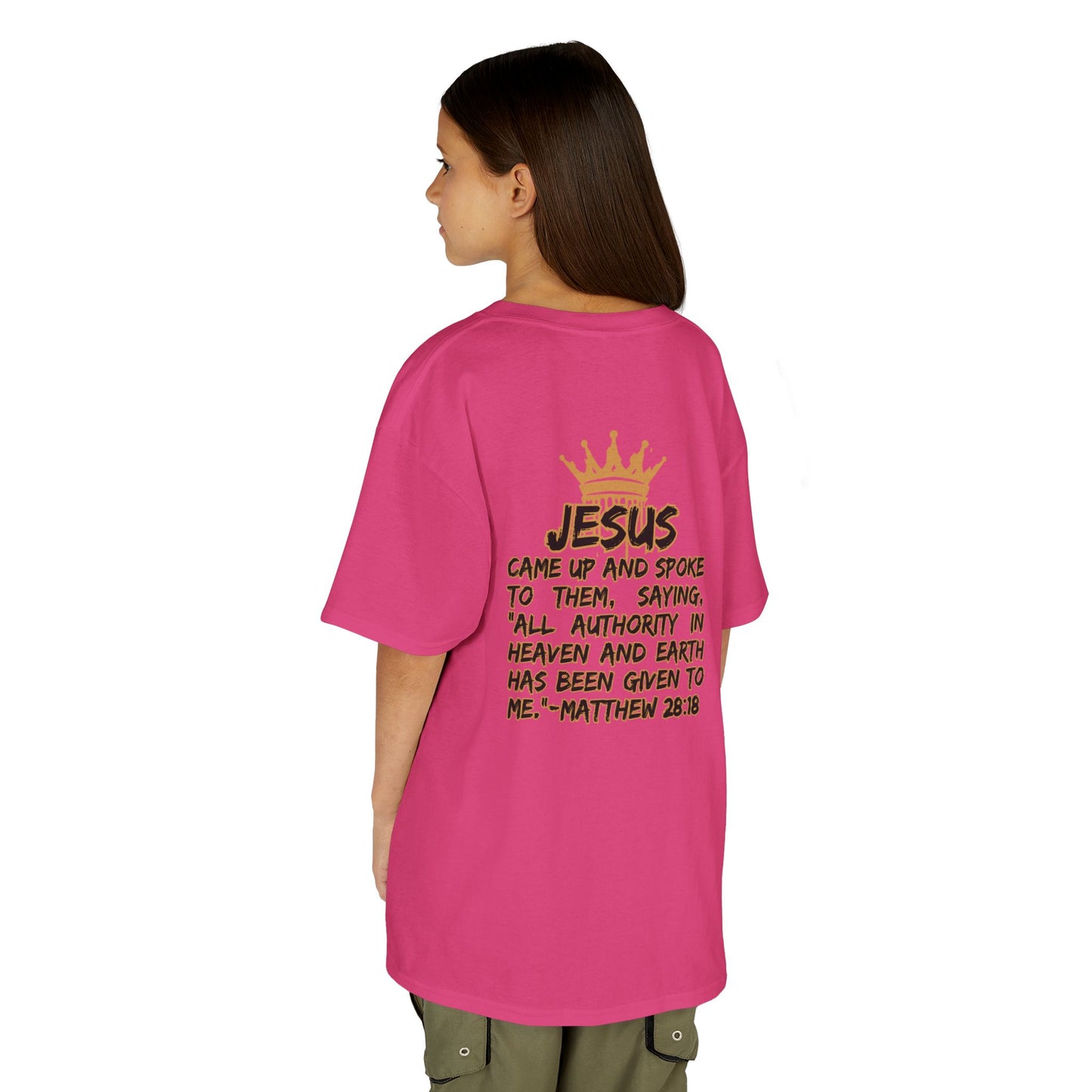 Christ Our KIng - Christian Junior Kids T-Shirt by Logos Co.