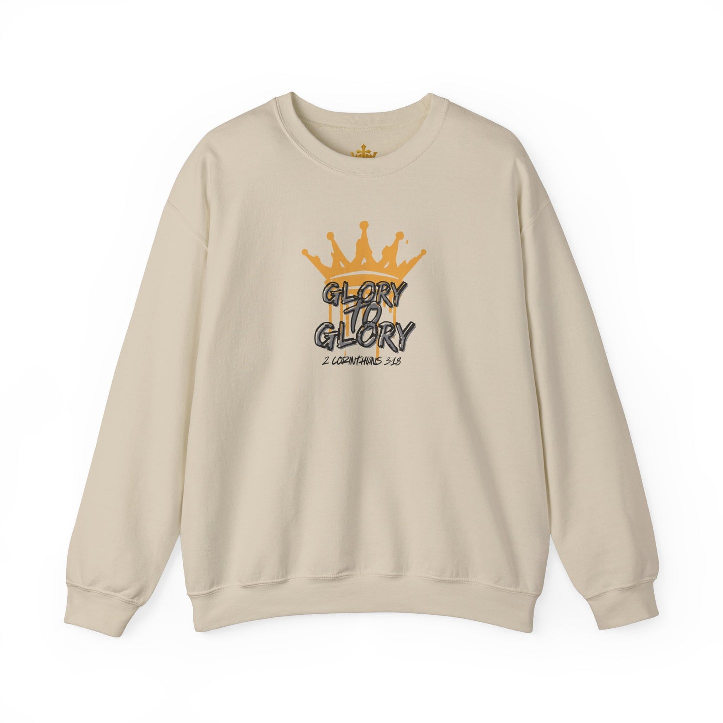 "Glory to Glory" Women's Sweatshirt- 2 Corinthians 3:18