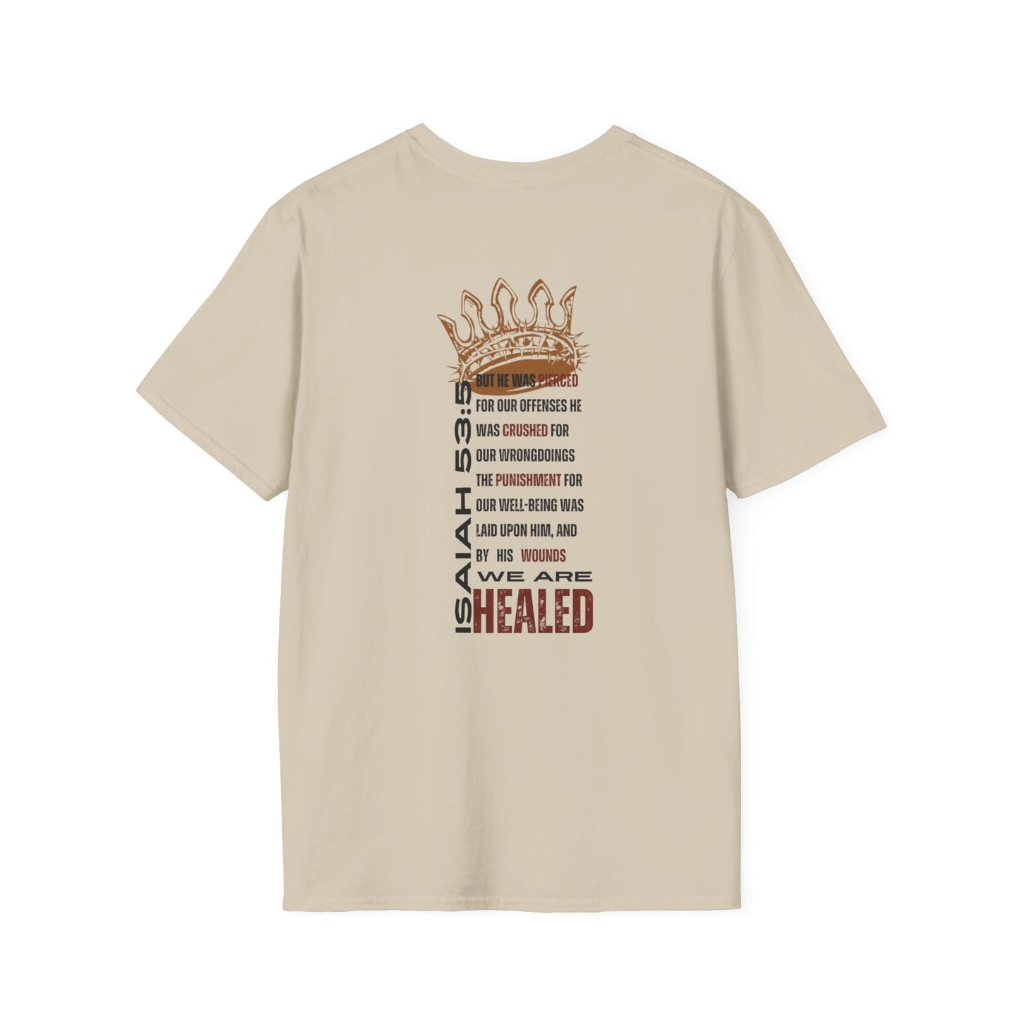 Christ Our Healer - Isaiah 53:5 Men's Apparel
