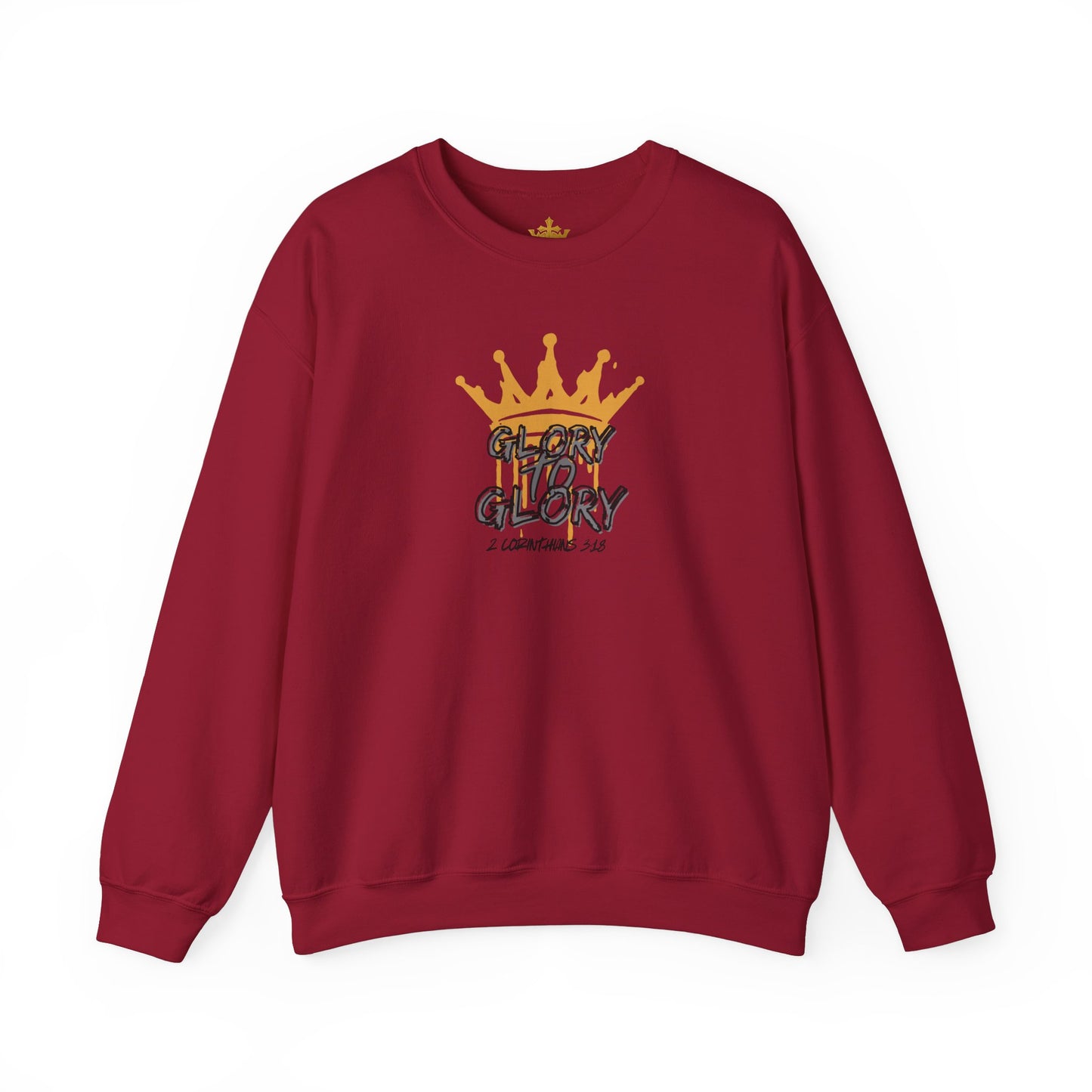 "Glory to Glory" Women's Sweatshirt- 2 Corinthians 3:18