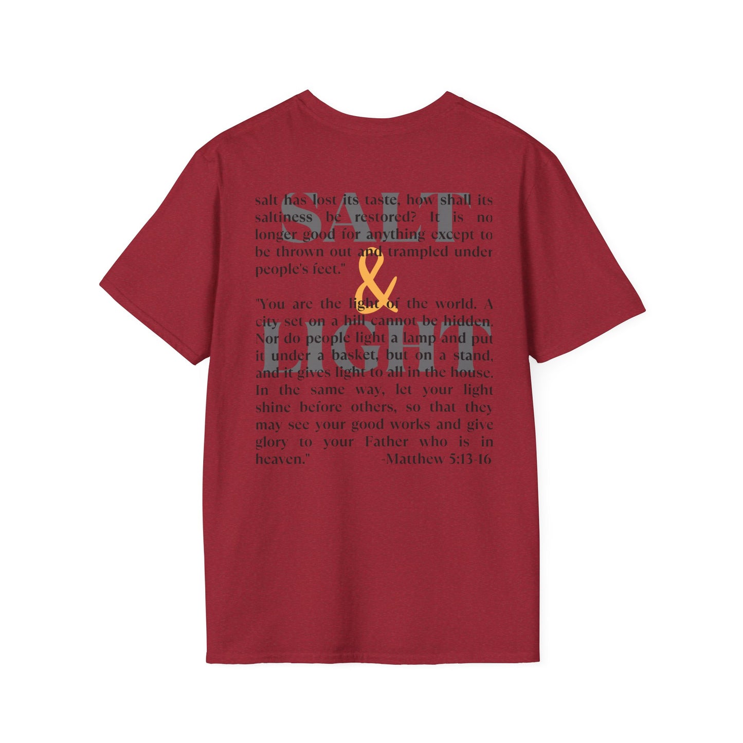 Salt & Light Christian Men's Graphic Shirt By Logos