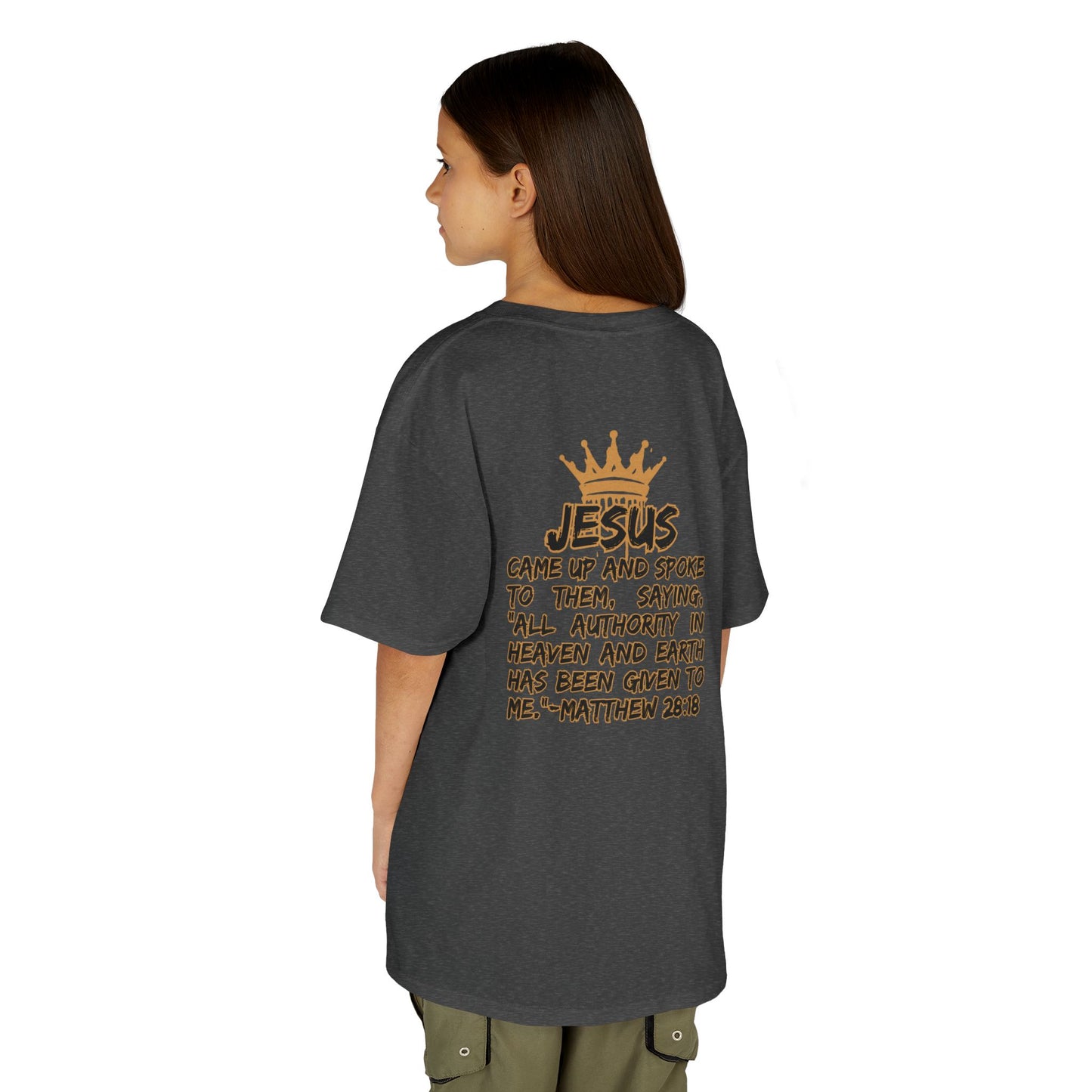 Christ Our KIng - Christian Junior Kids T-Shirt by Logos Co.