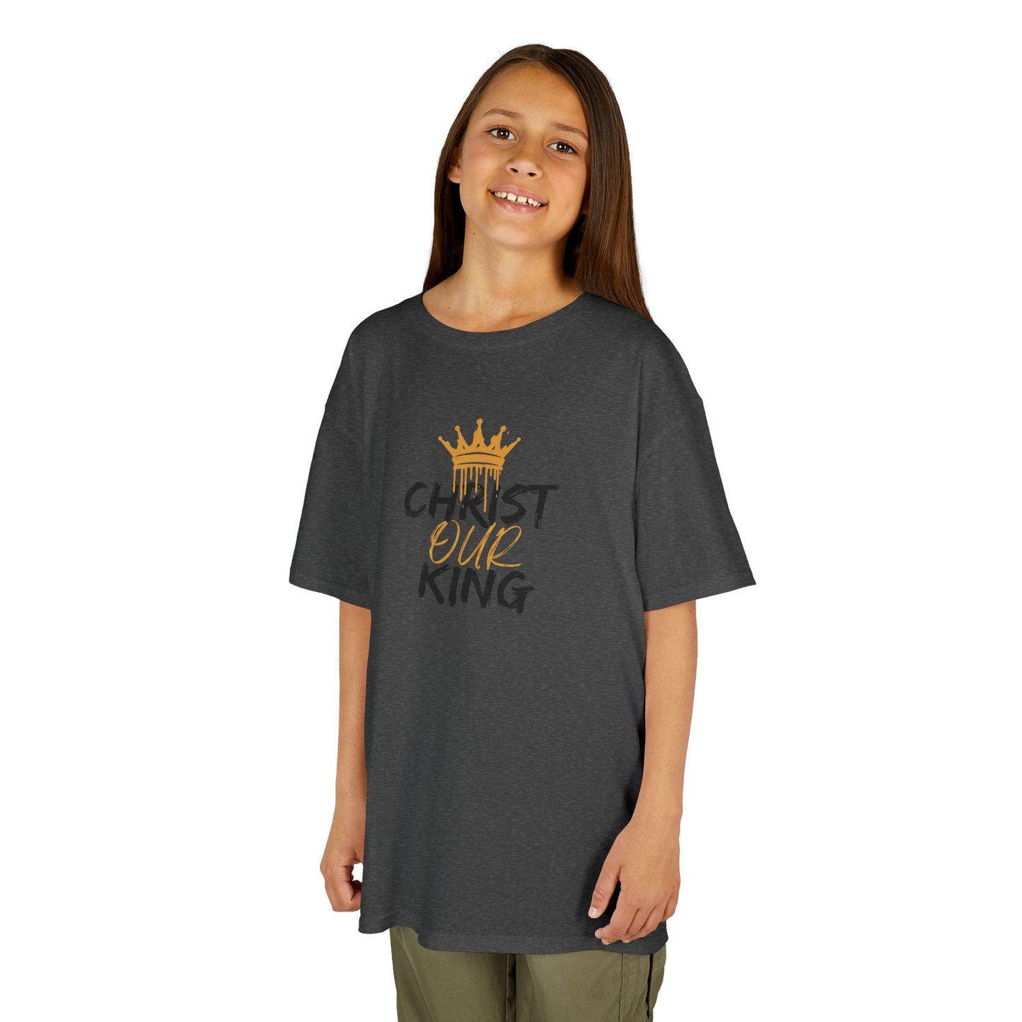 Christ Our KIng - Christian Junior Kids T-Shirt by Logos Co.