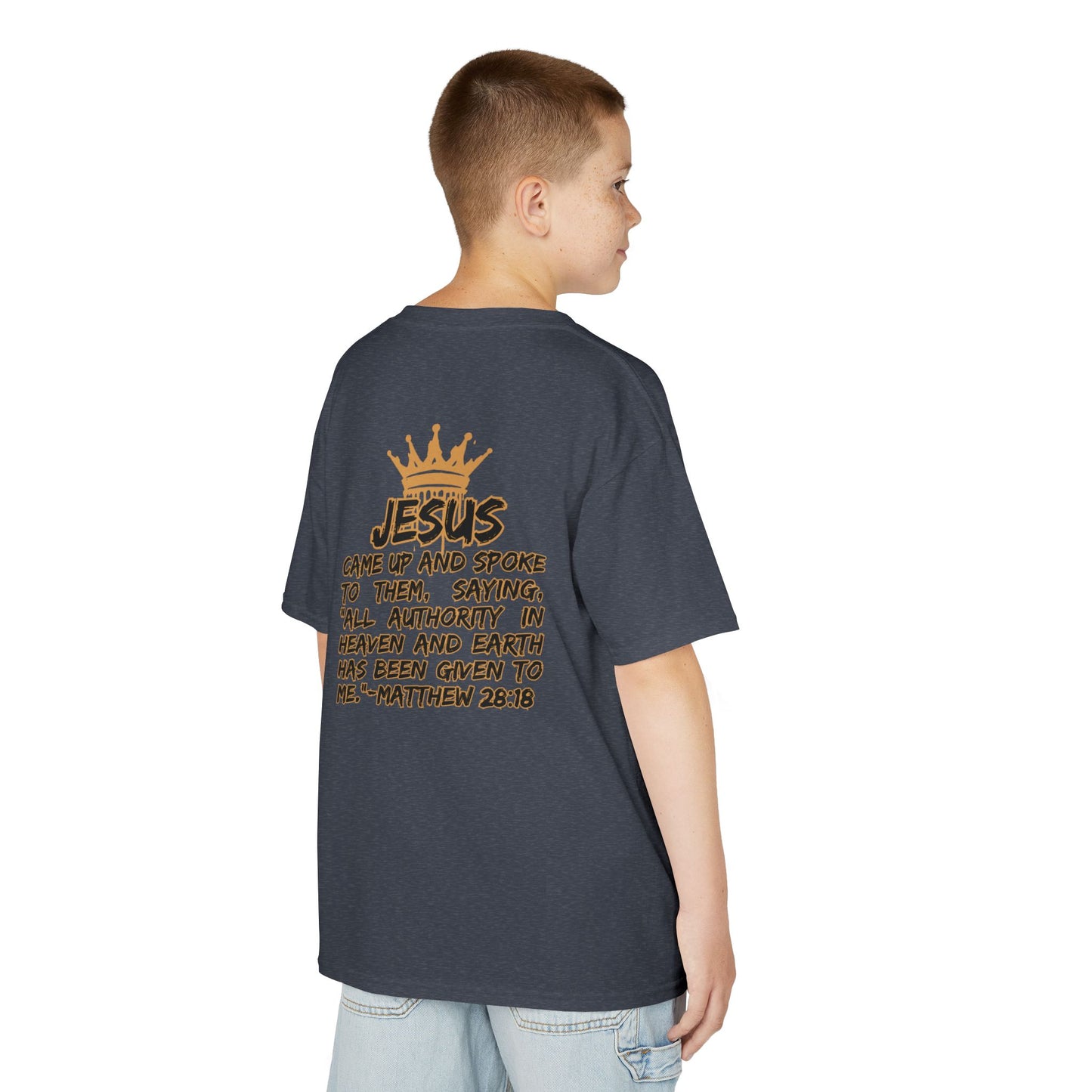 Christ Our KIng - Christian Junior Kids T-Shirt by Logos Co.