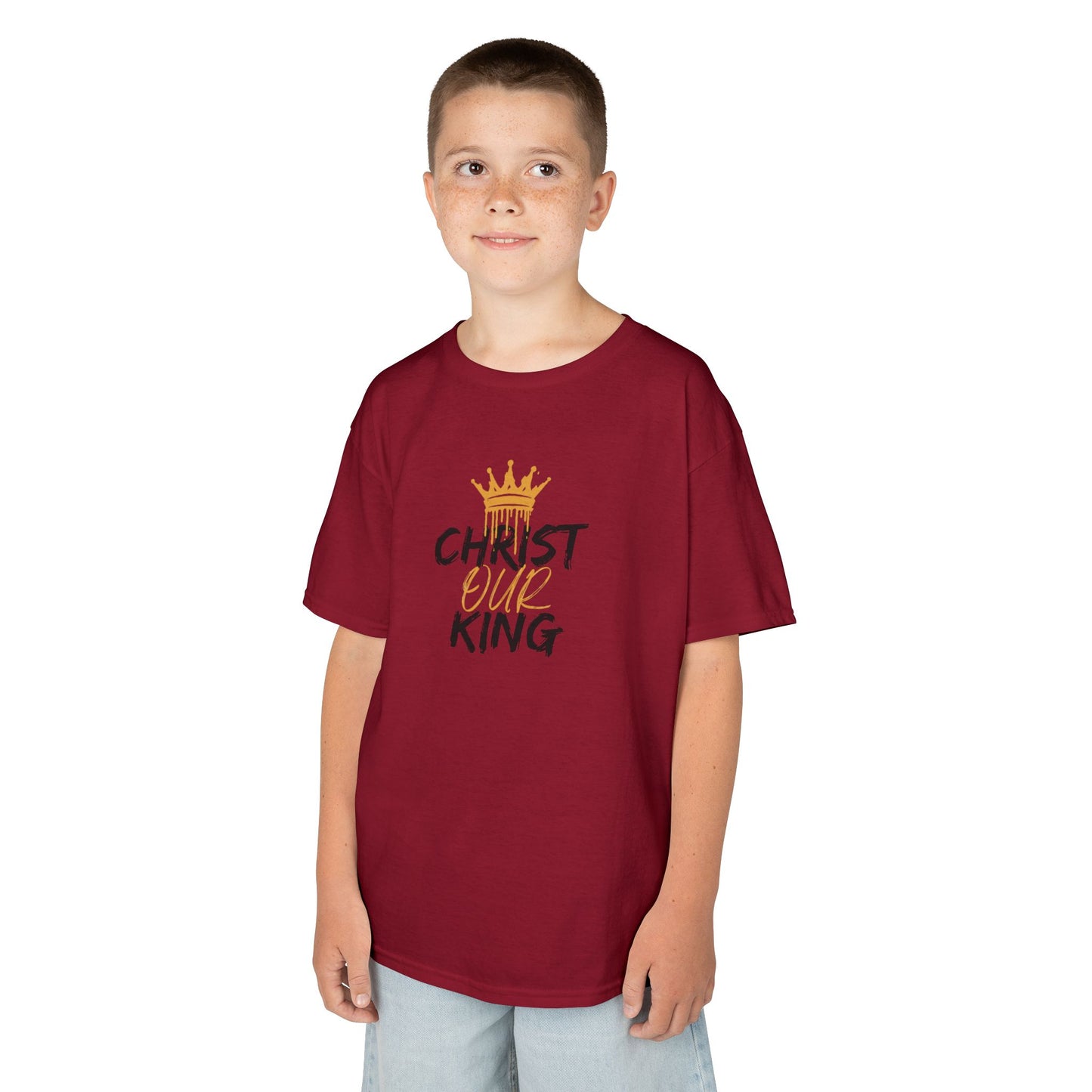 Christ Our KIng - Christian Junior Kids T-Shirt by Logos Co.