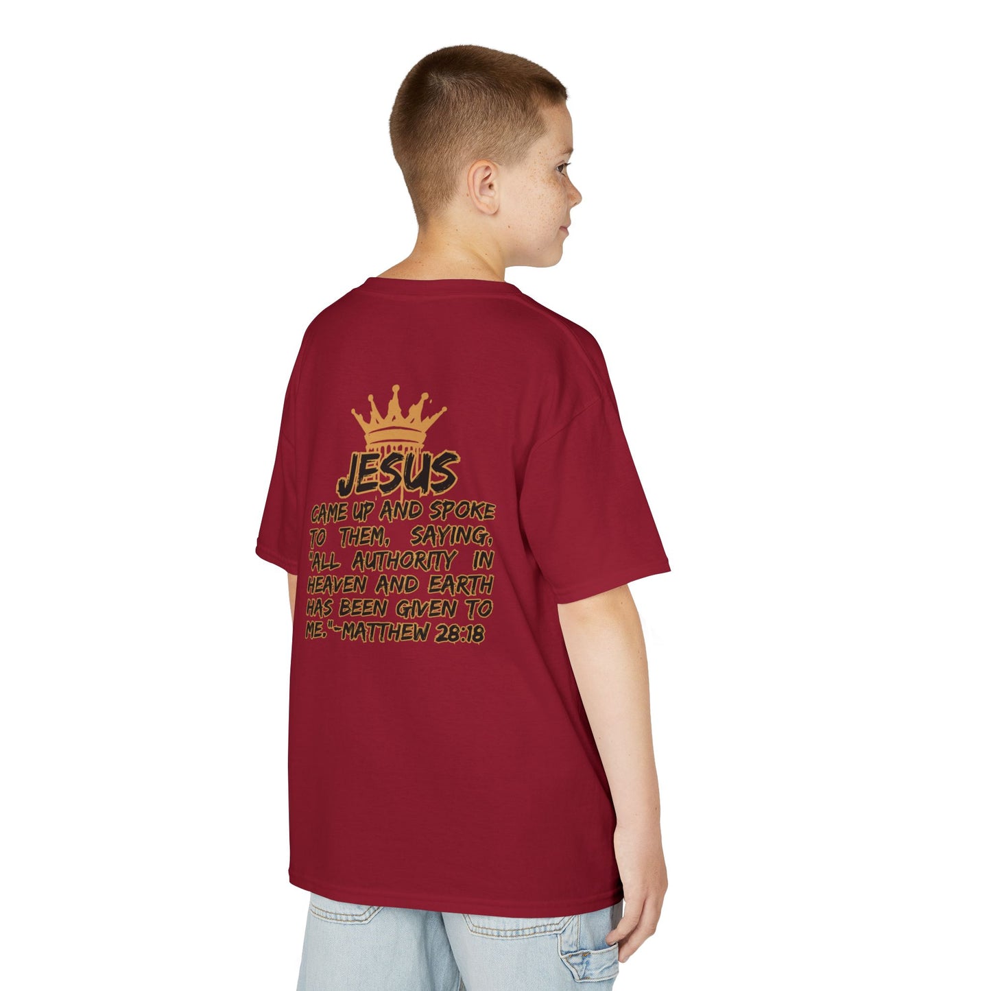 Christ Our KIng - Christian Junior Kids T-Shirt by Logos Co.