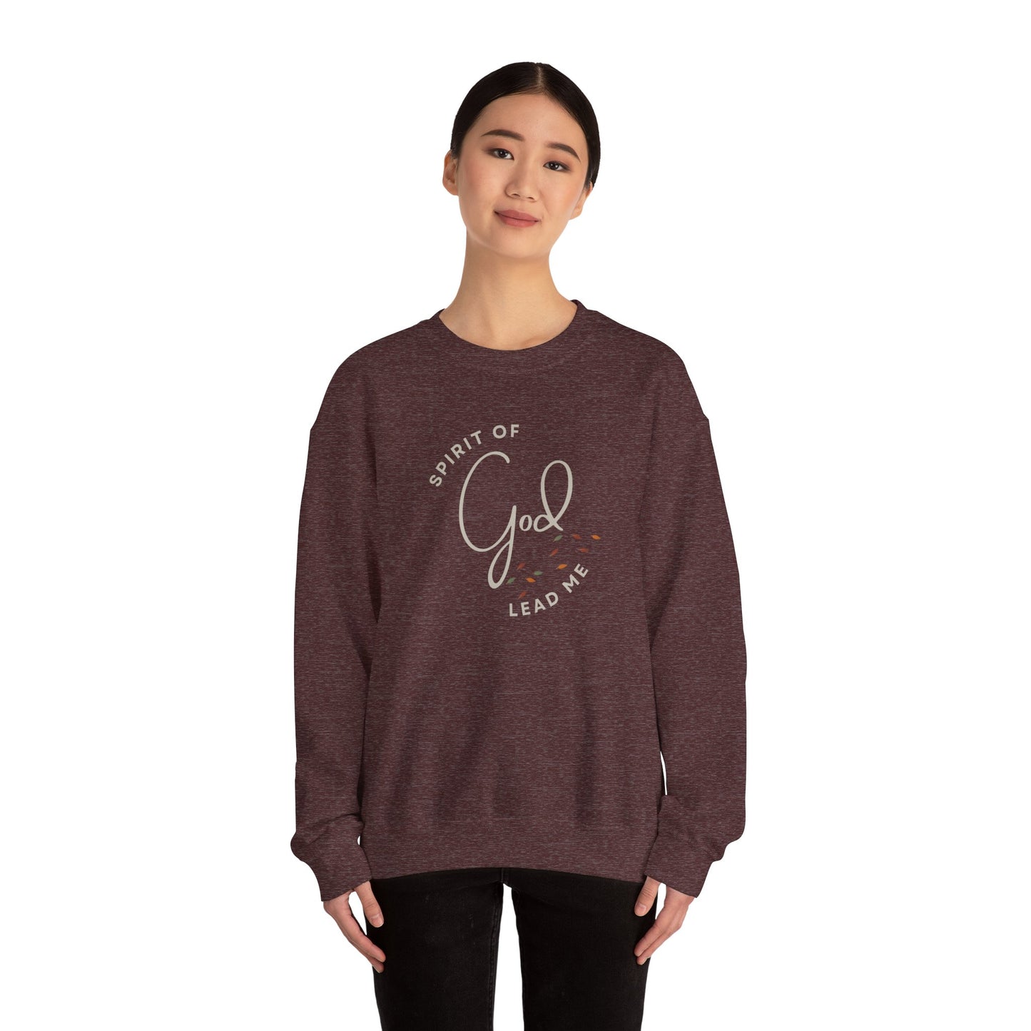 "Spirit Lead Me" (Dark Fabric Design) Women's Sweatshirt